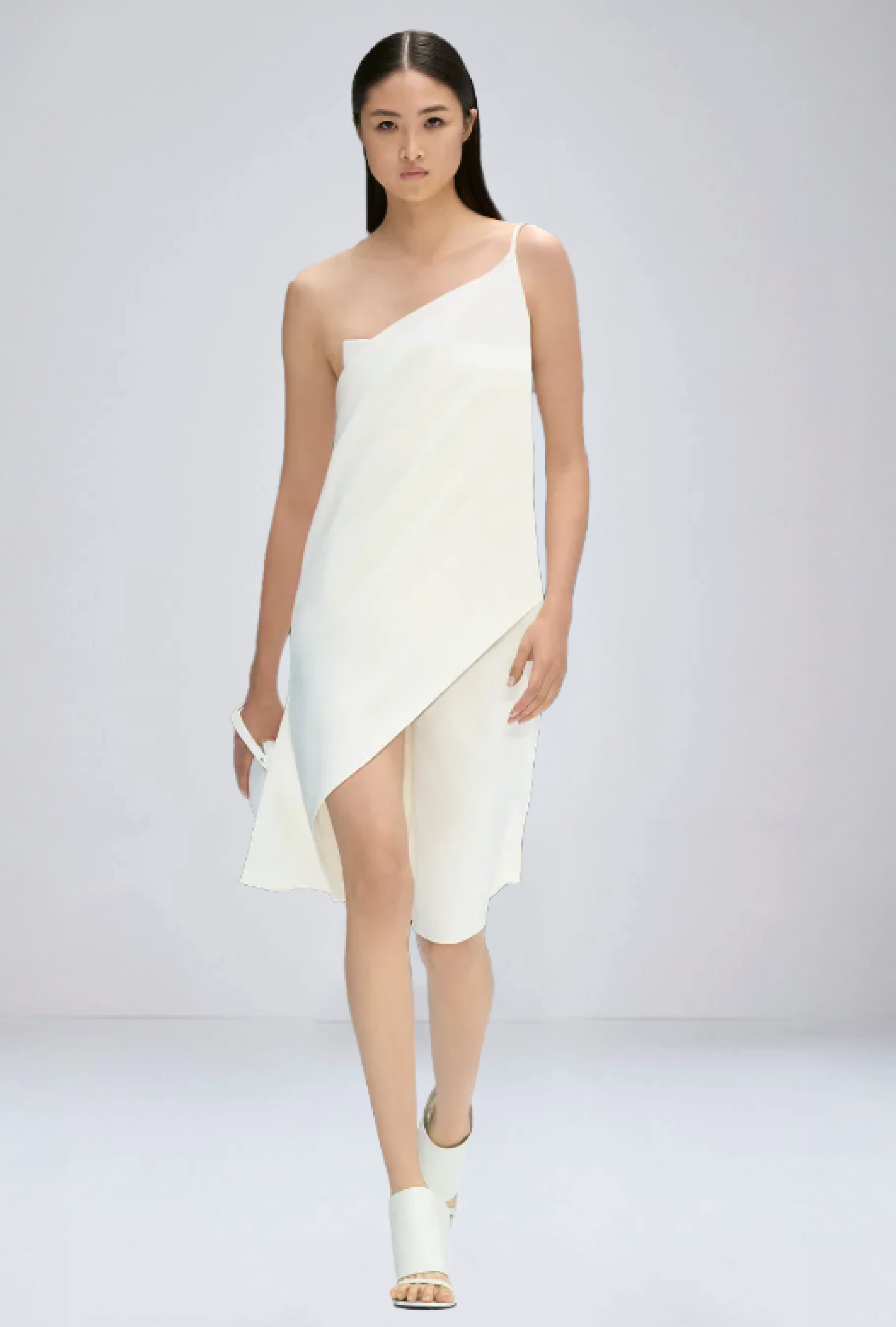 Robe Courreges Infinity Crepe Natural