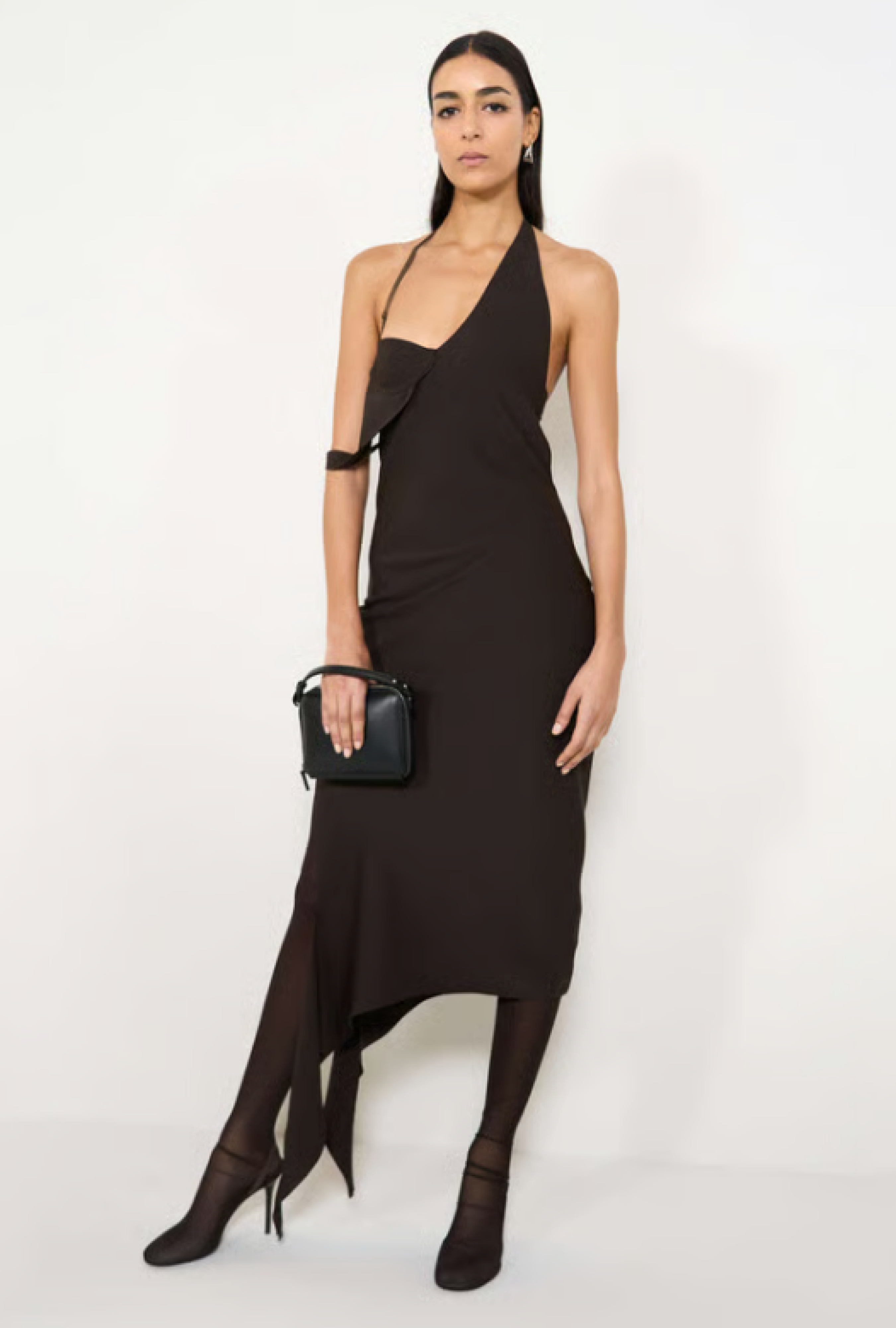 Robe Courreges Undressed Tech Chocolat