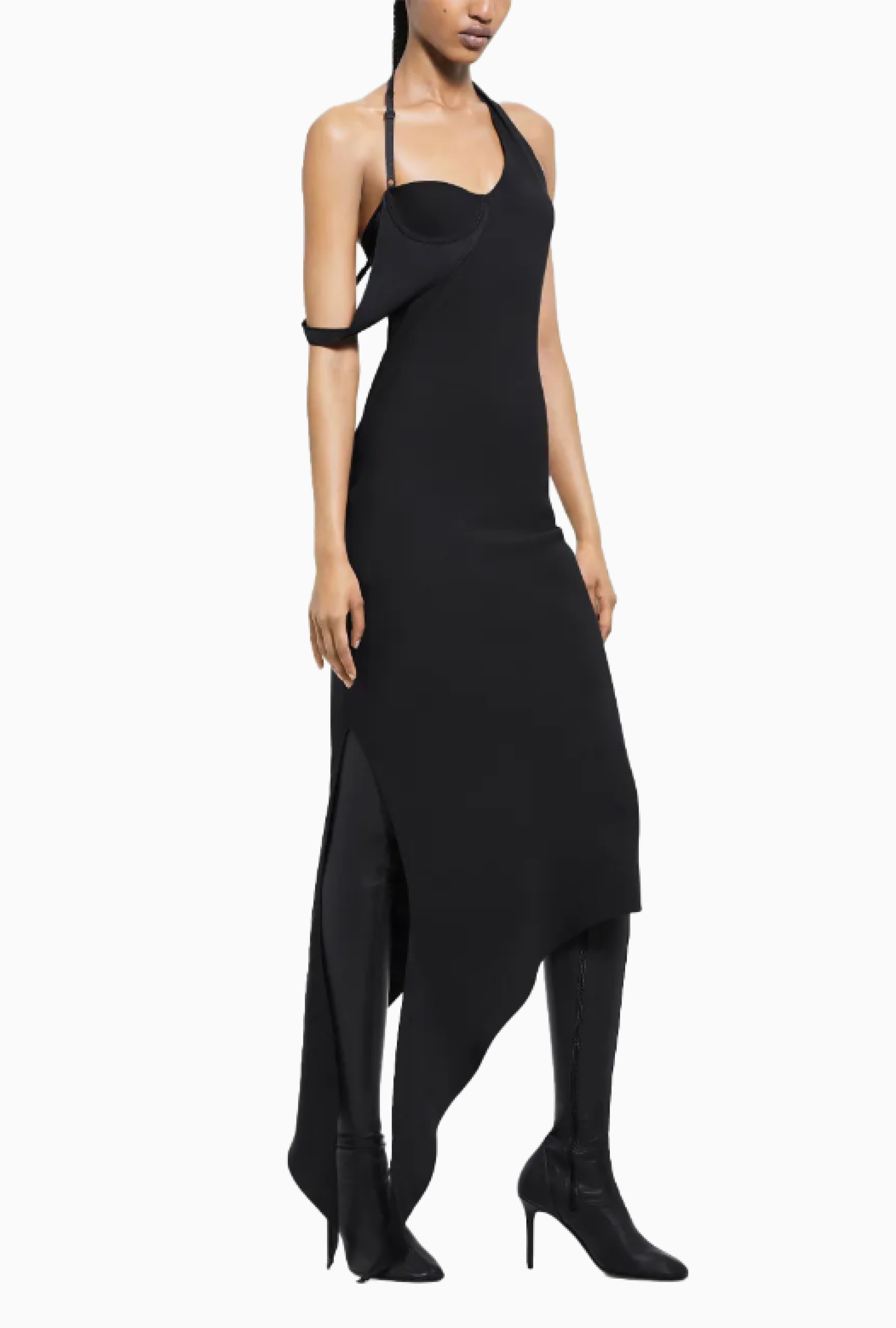 Robe Courreges Undressed Tech Black