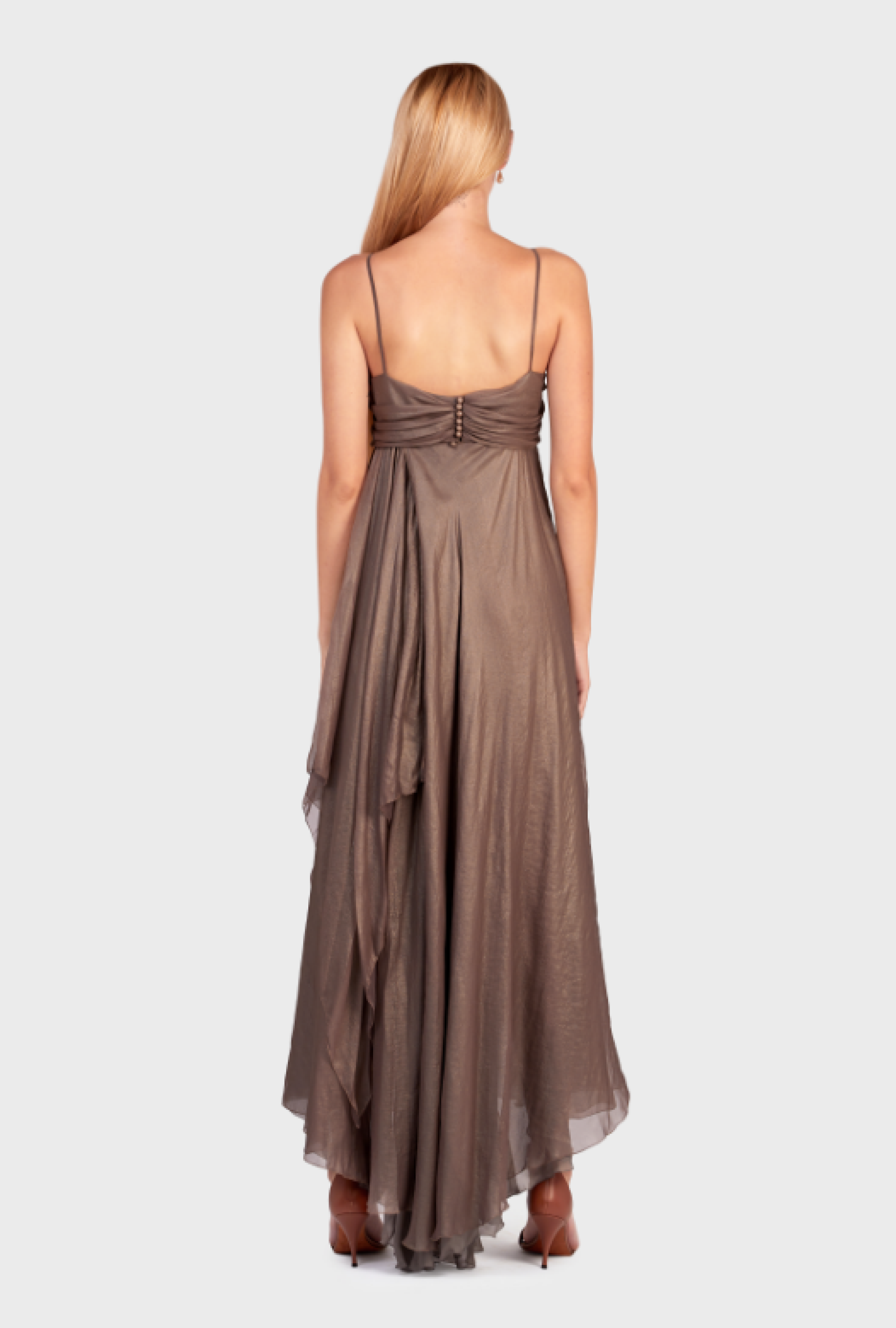 Robe Jean-Louis Scherrer Sable Impérial