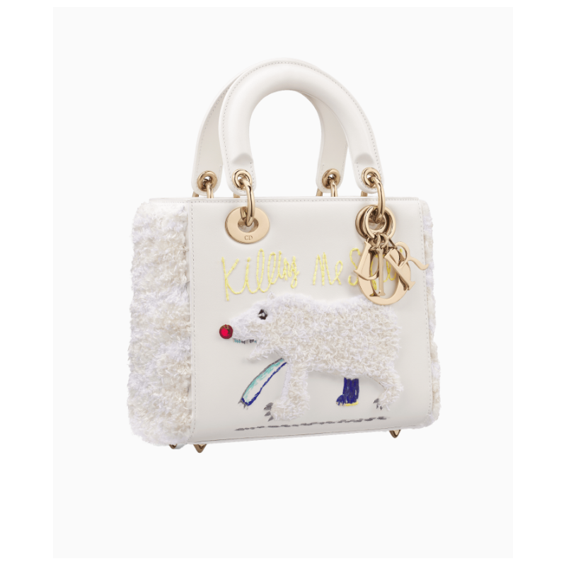 Sac Dior Lady Dior Art Woo Kukwon