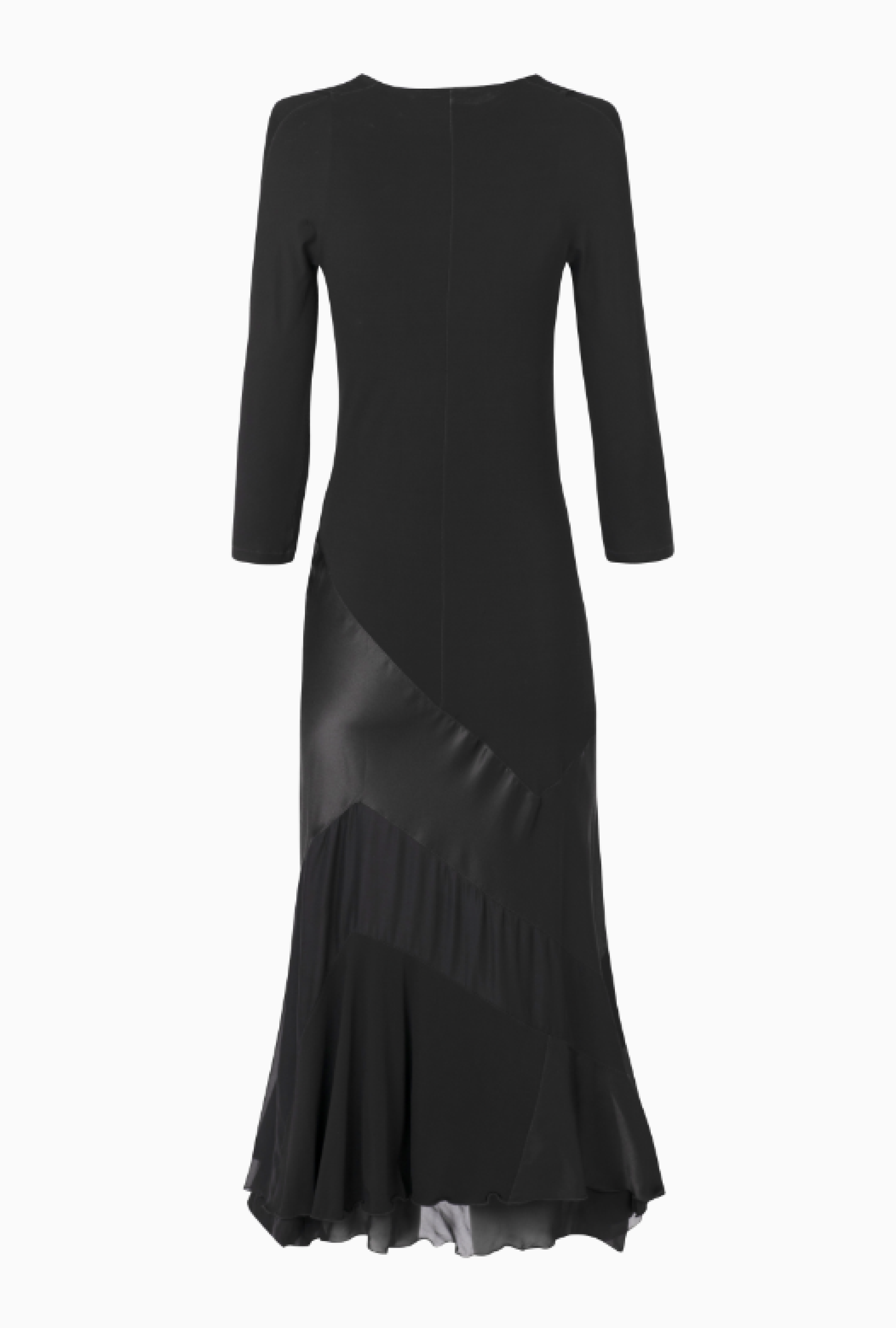 Robe Roberto Cavalli Silk Bias Cut Black FW 2004