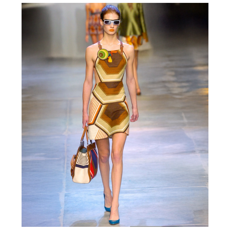 Jupe Miu Miu Bold Mosaic SS 2005