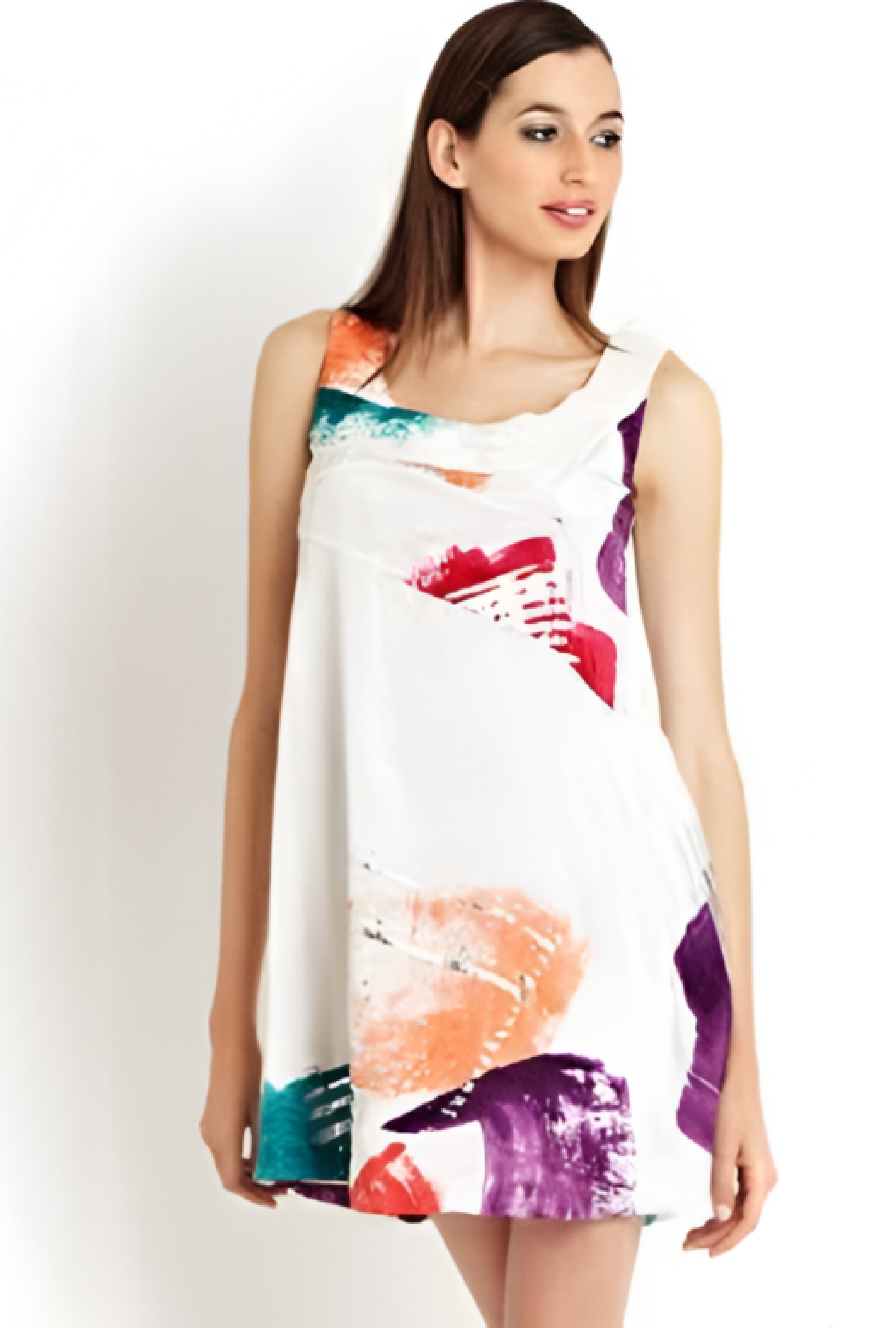 Robe Chloe Brush Print SS2008