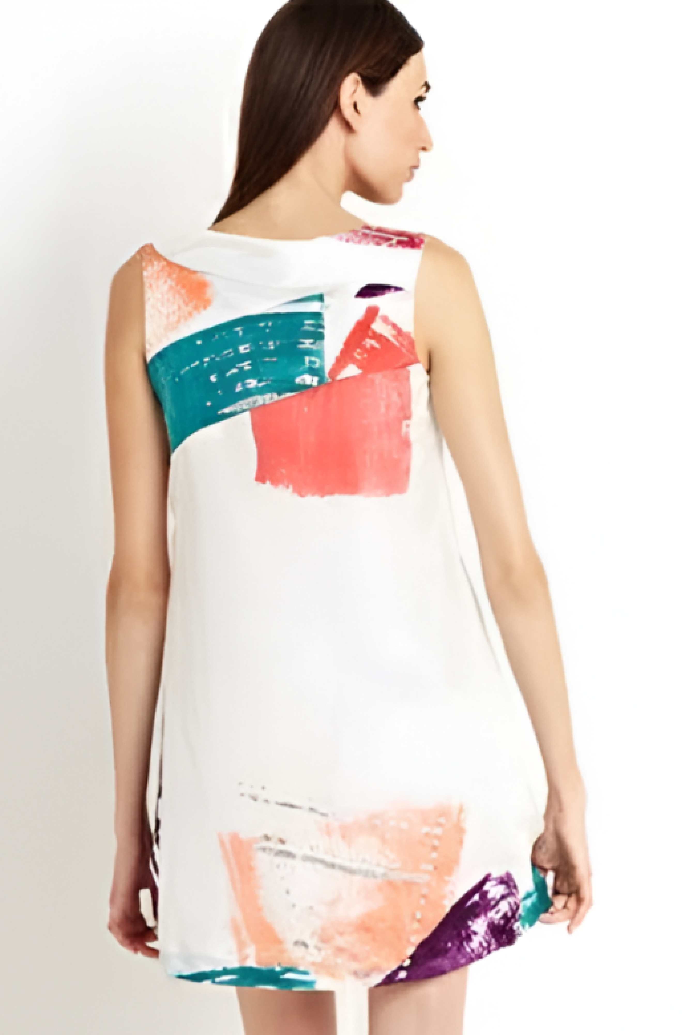 Robe Chloe Brush Print SS2008