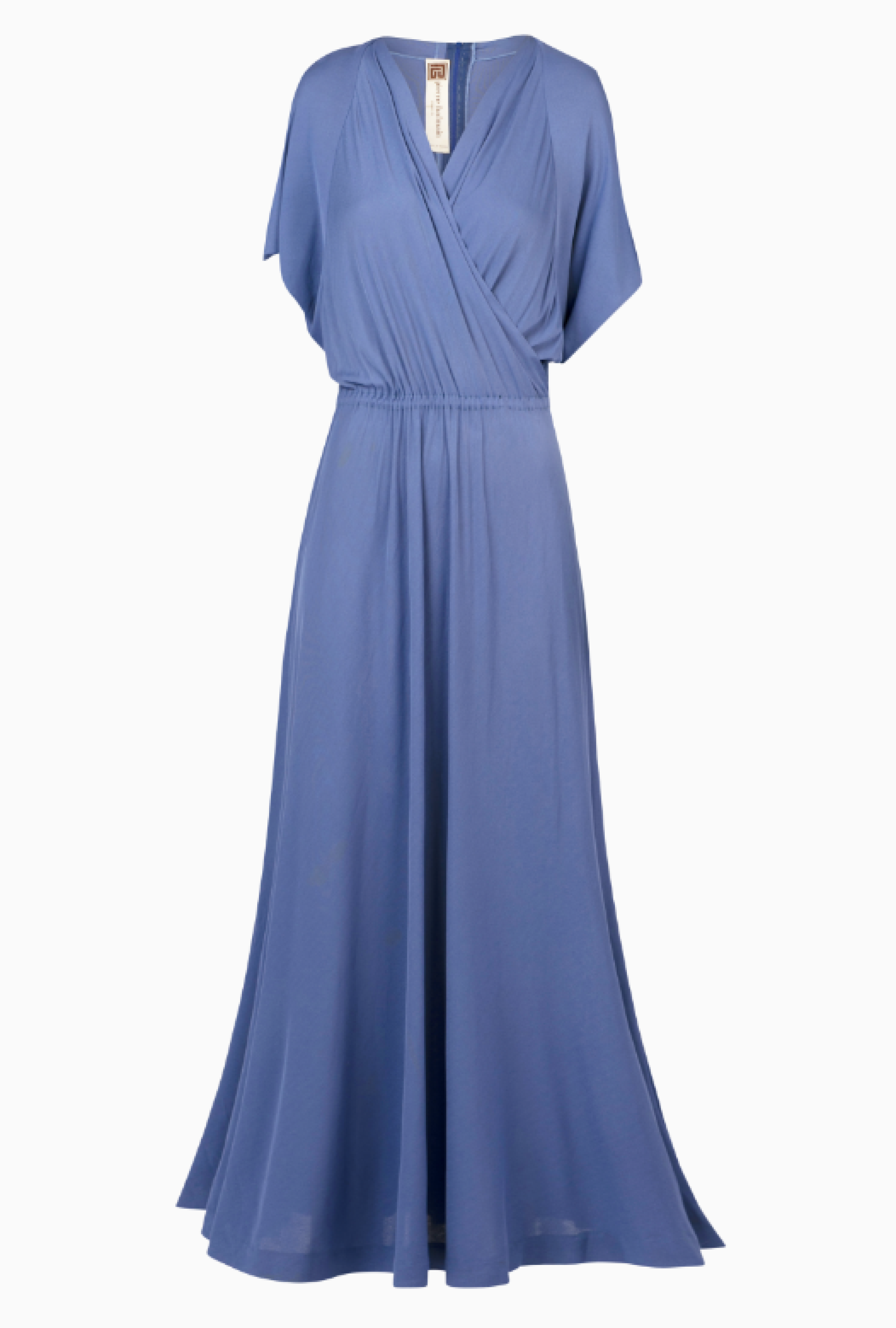 Robe Balmain Bleu Pervenche Circa 1970