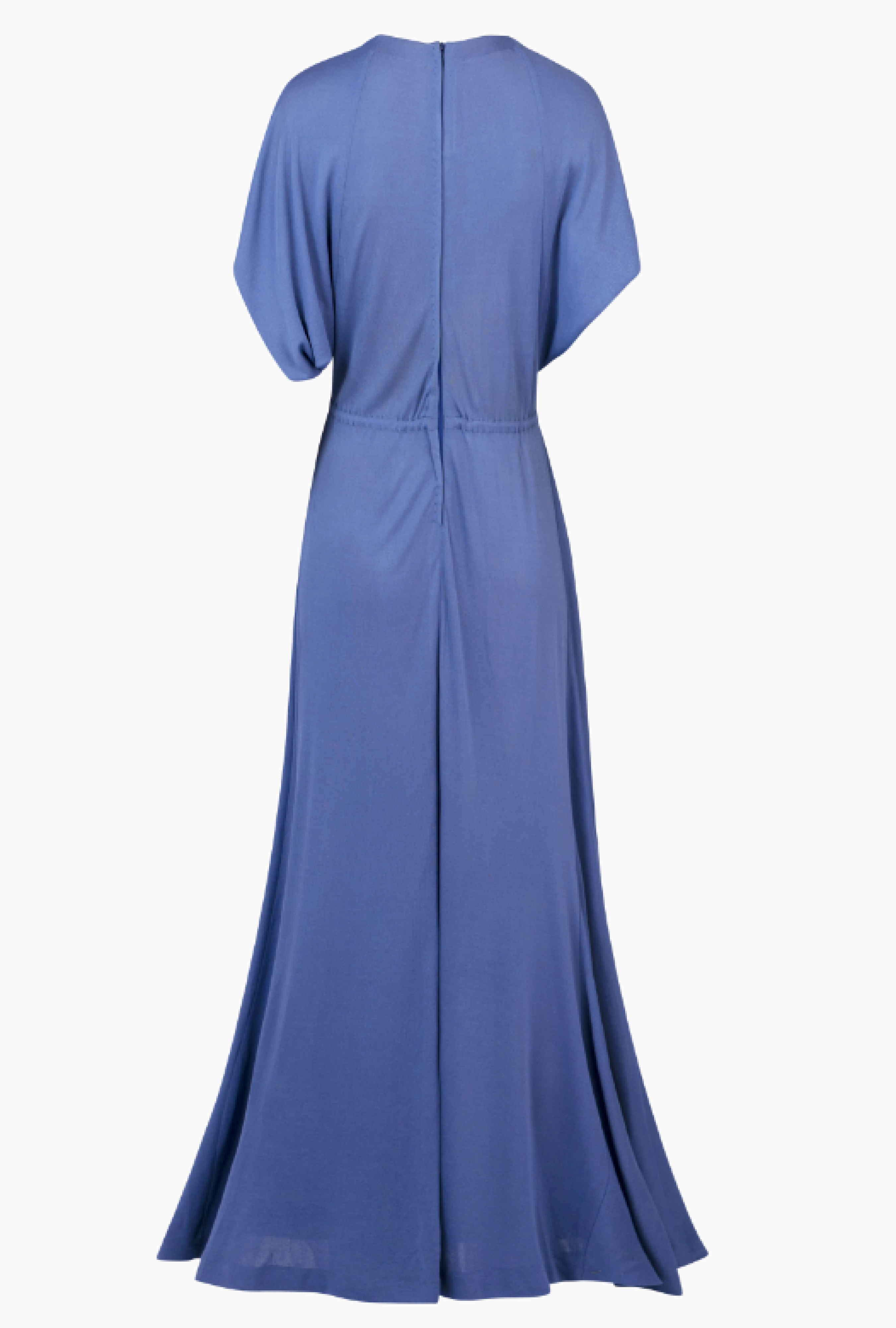 Robe Balmain Bleu Pervenche Circa 1970