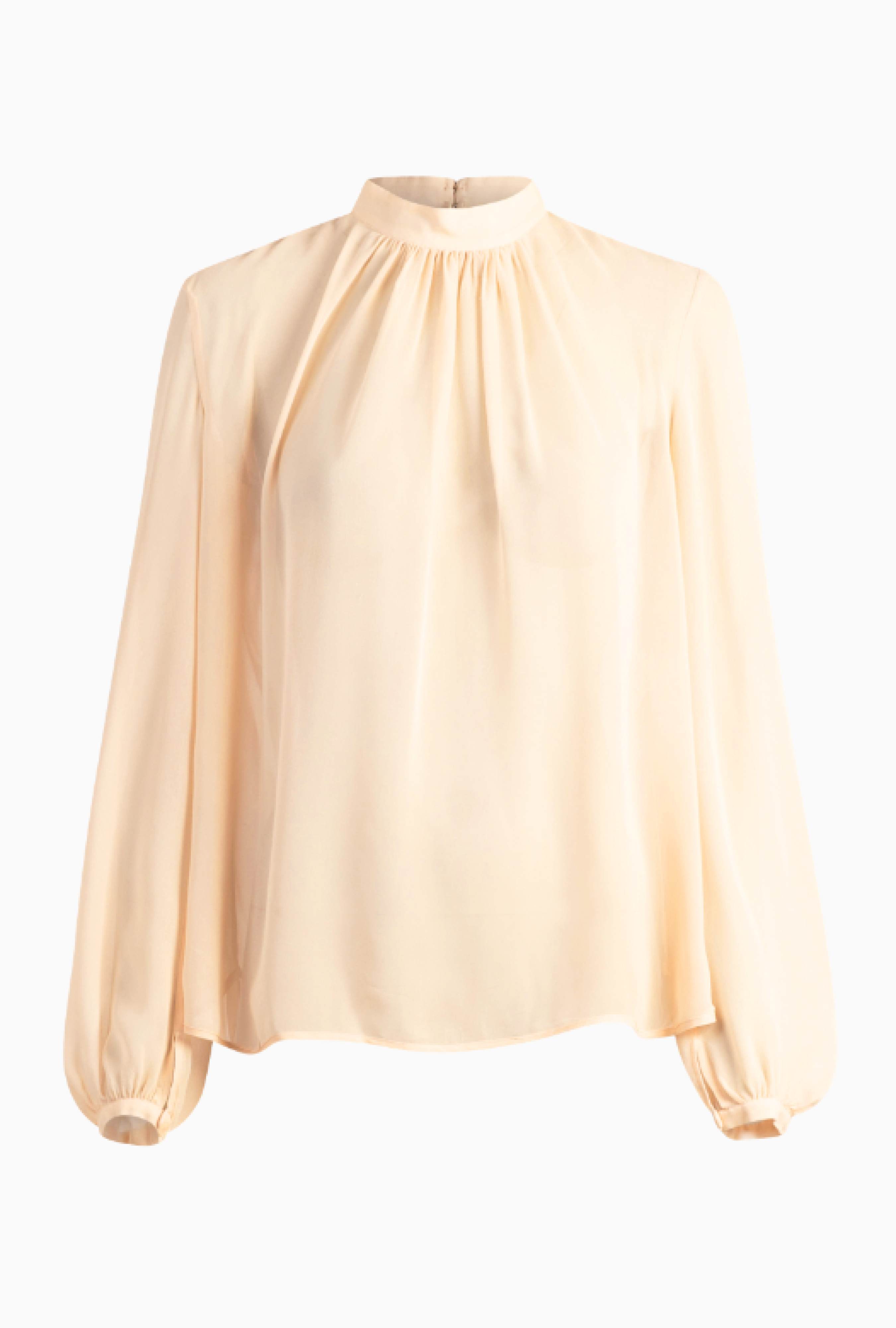 Top Tara Jarmon Nude Plissé En Voile