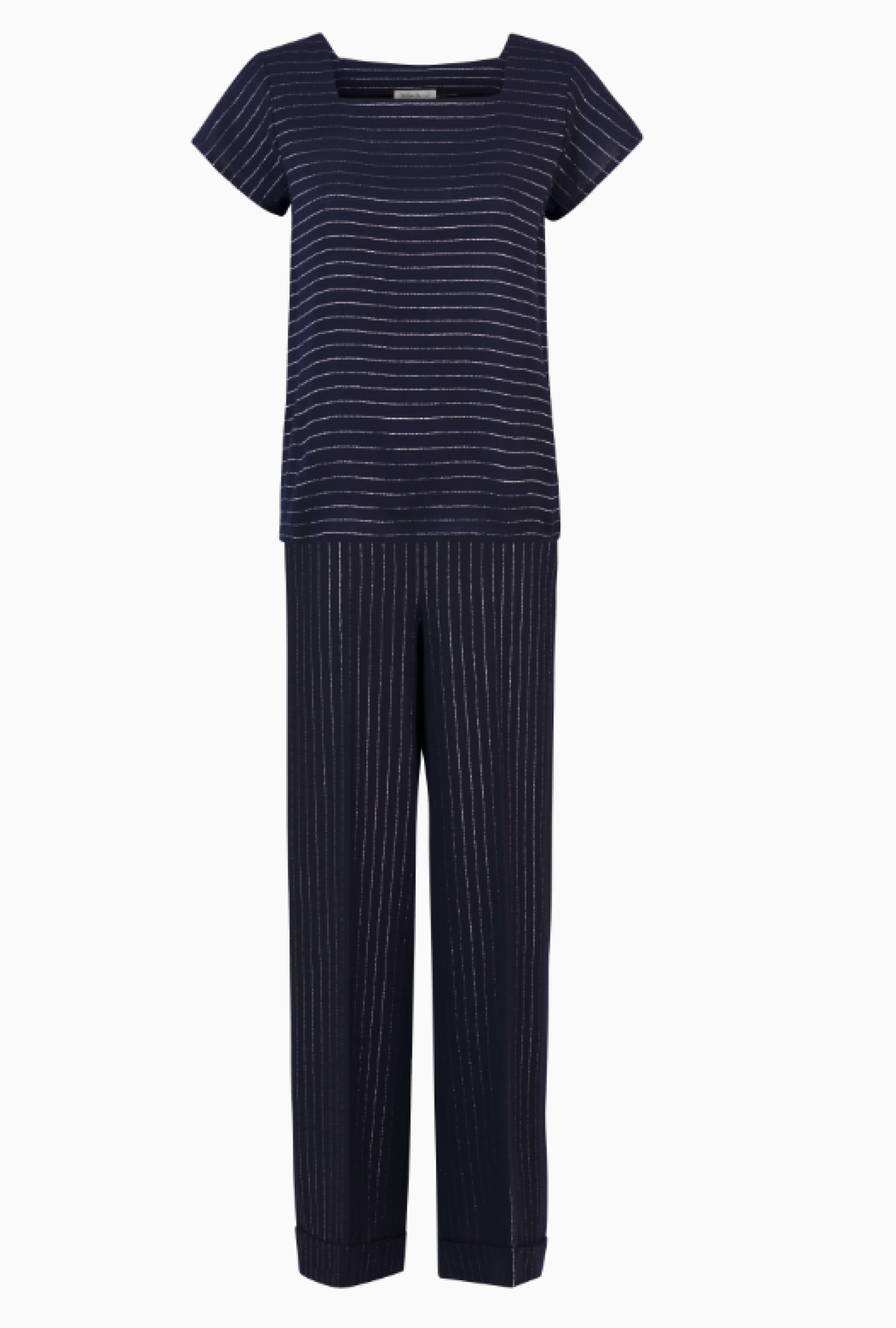 Ensemble Yves Saint Laurent Rayé Circa 1980