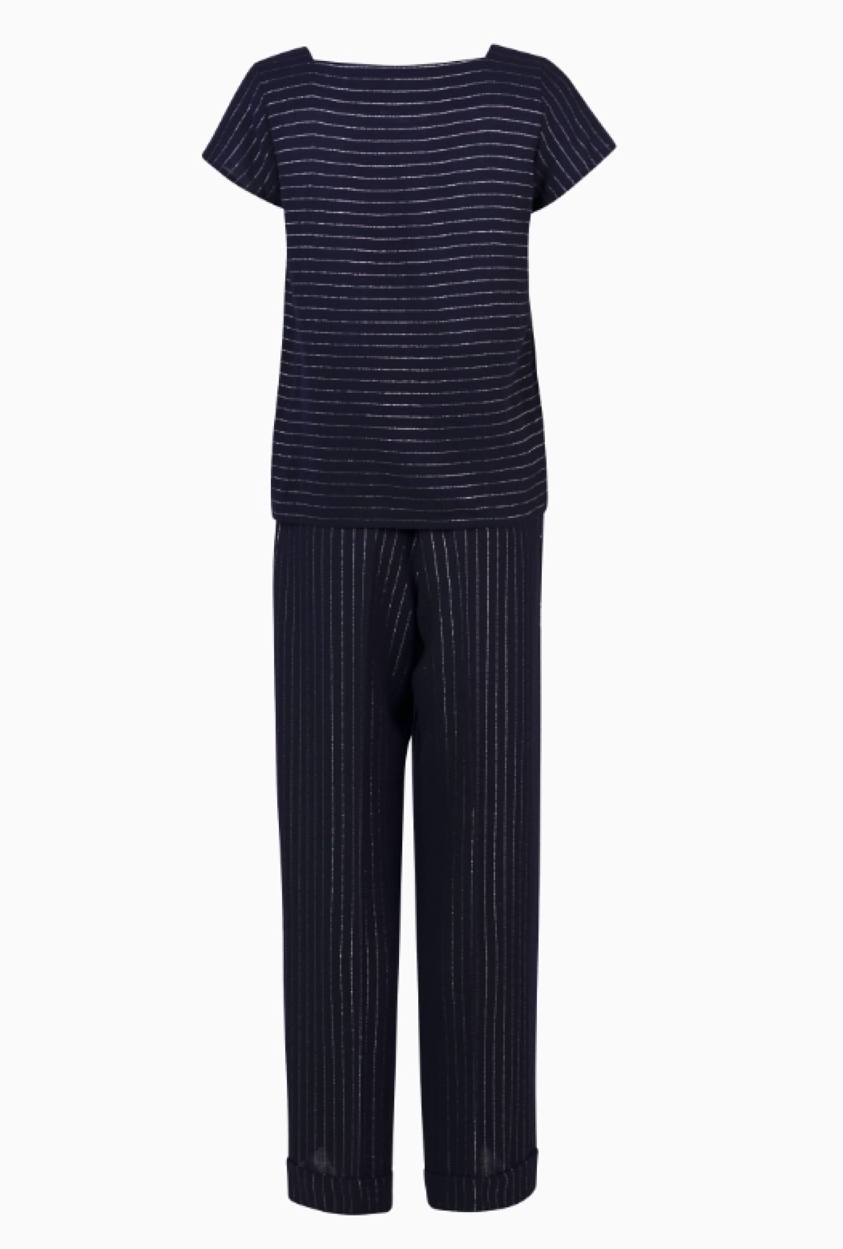 Ensemble Yves Saint Laurent Rayé Circa 1980