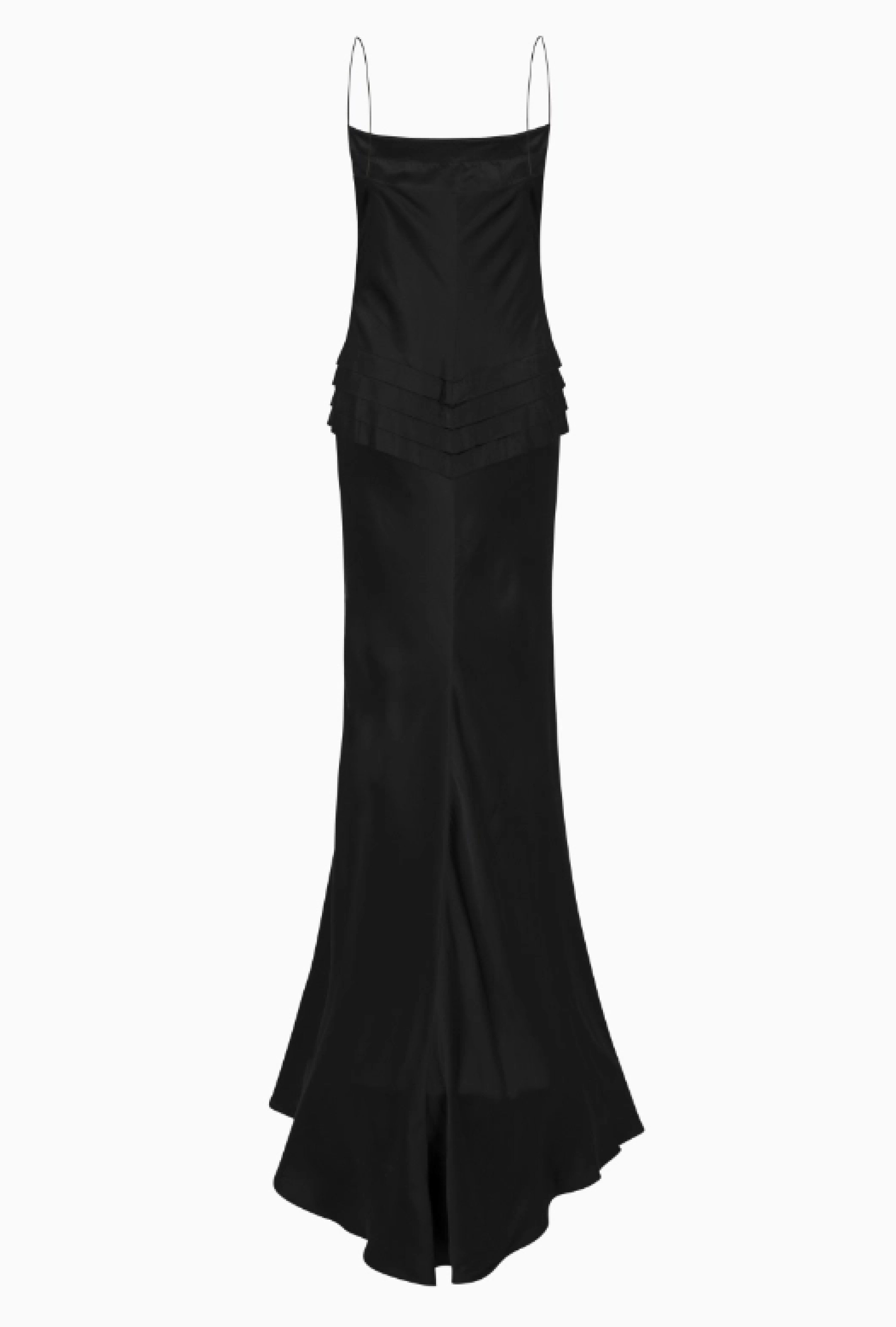 Robe Jean-Louis Scherrer Paris Satin Circa 1995