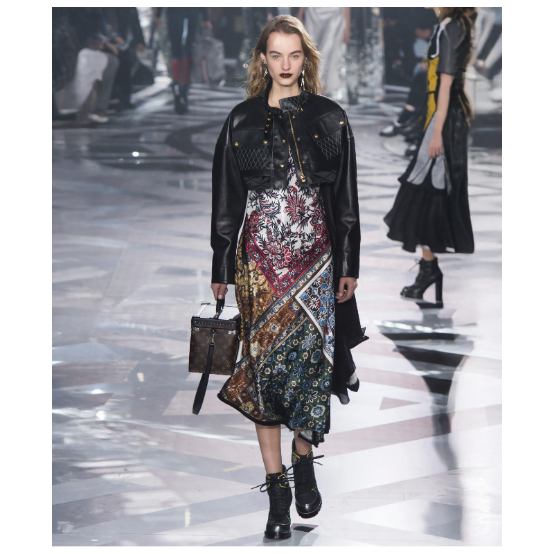 Robe Louis Vuitton Silk FW2016 par Nicolas Ghesquière