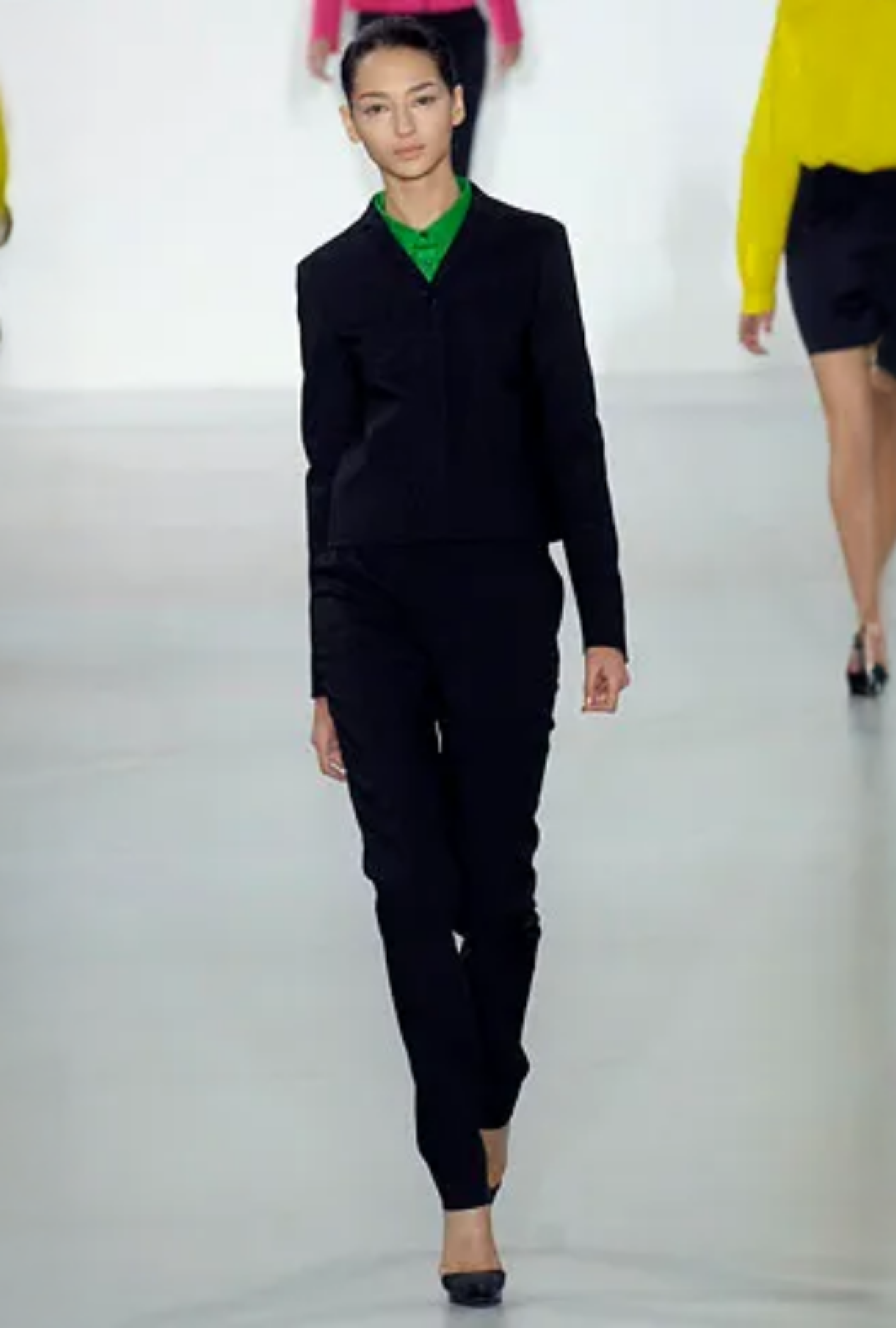 Ensemble Jil Sander Tailoring Minimaliste Noir Circa 2019