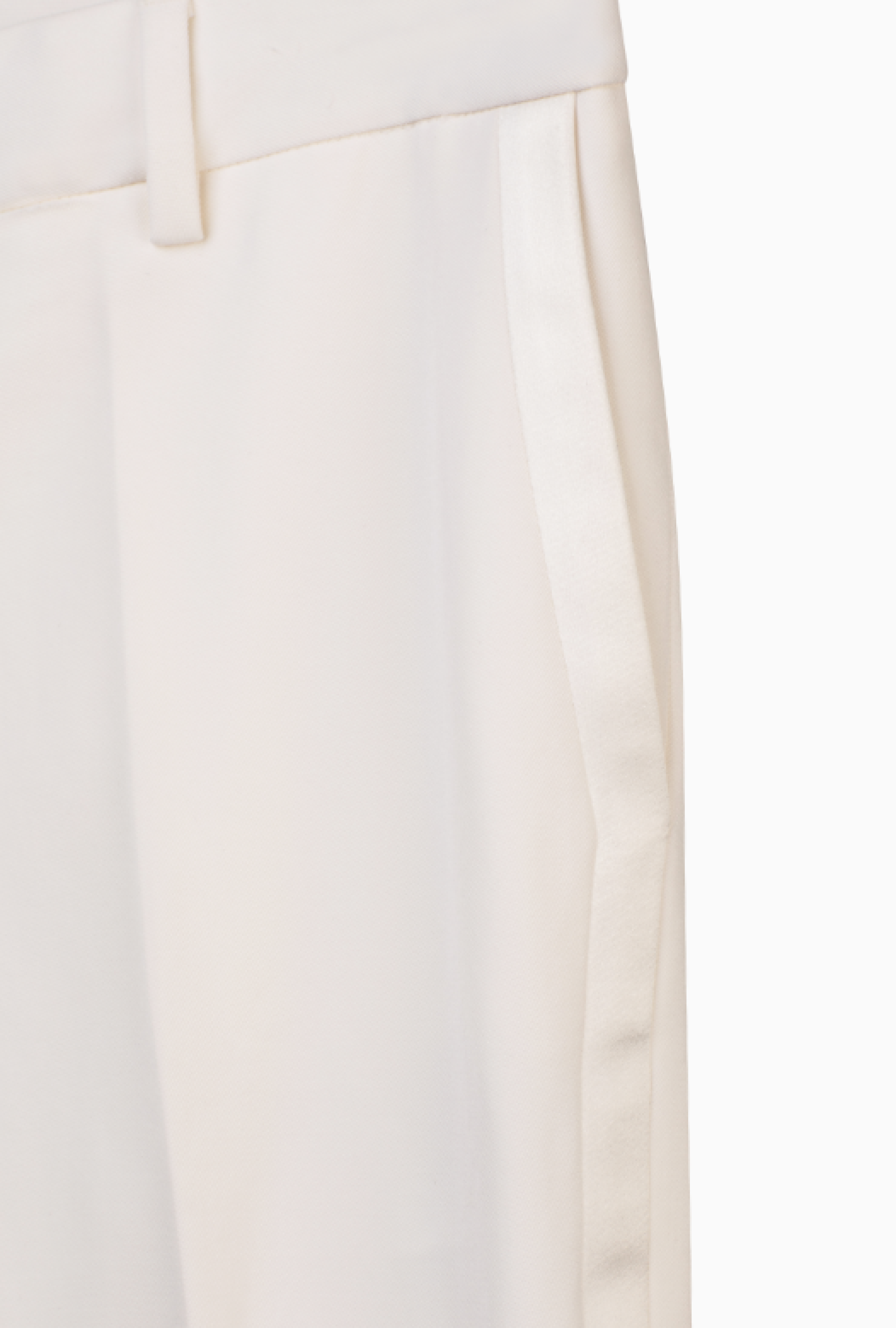 Pantalon Yves Saint Laurent Tailoring Blanc SS2022 par Anthony Vaccarello