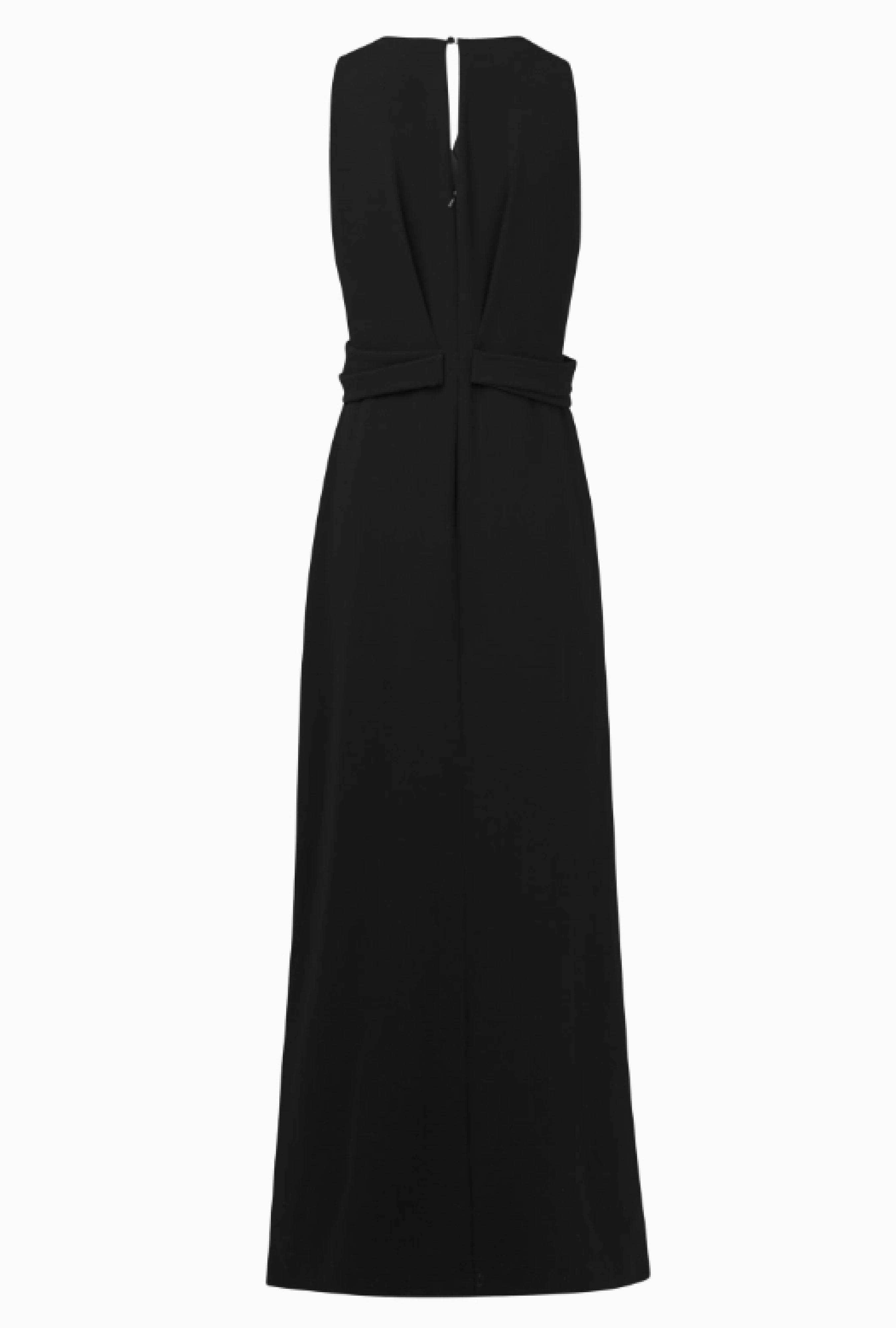Robe Max Mara Drapée Noire Circa 2010