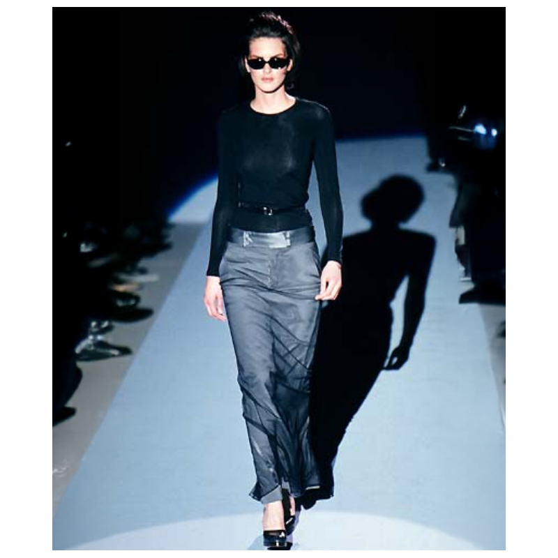 Jupe Gucci Silk Shadow FW1998 par Tom Ford