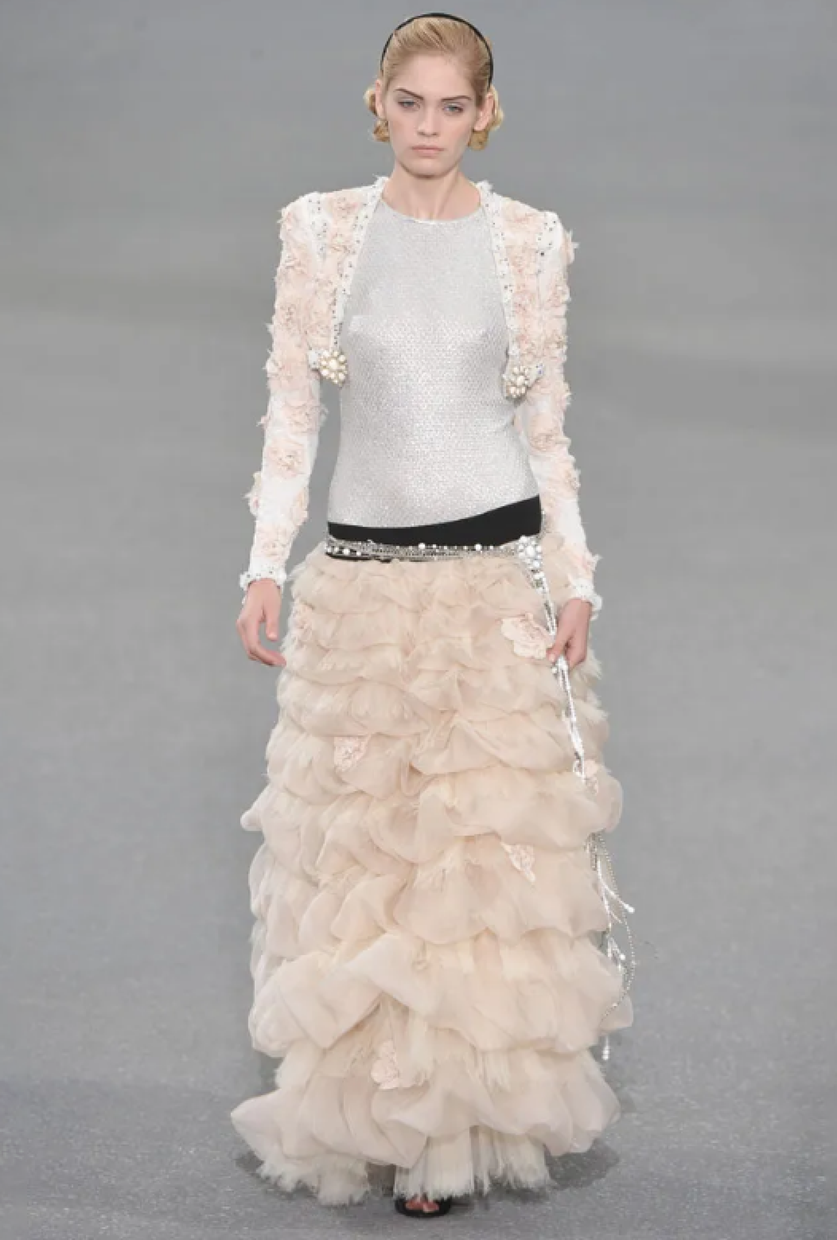 Top Chanel White SS2009 Par Karl Lagerfeld