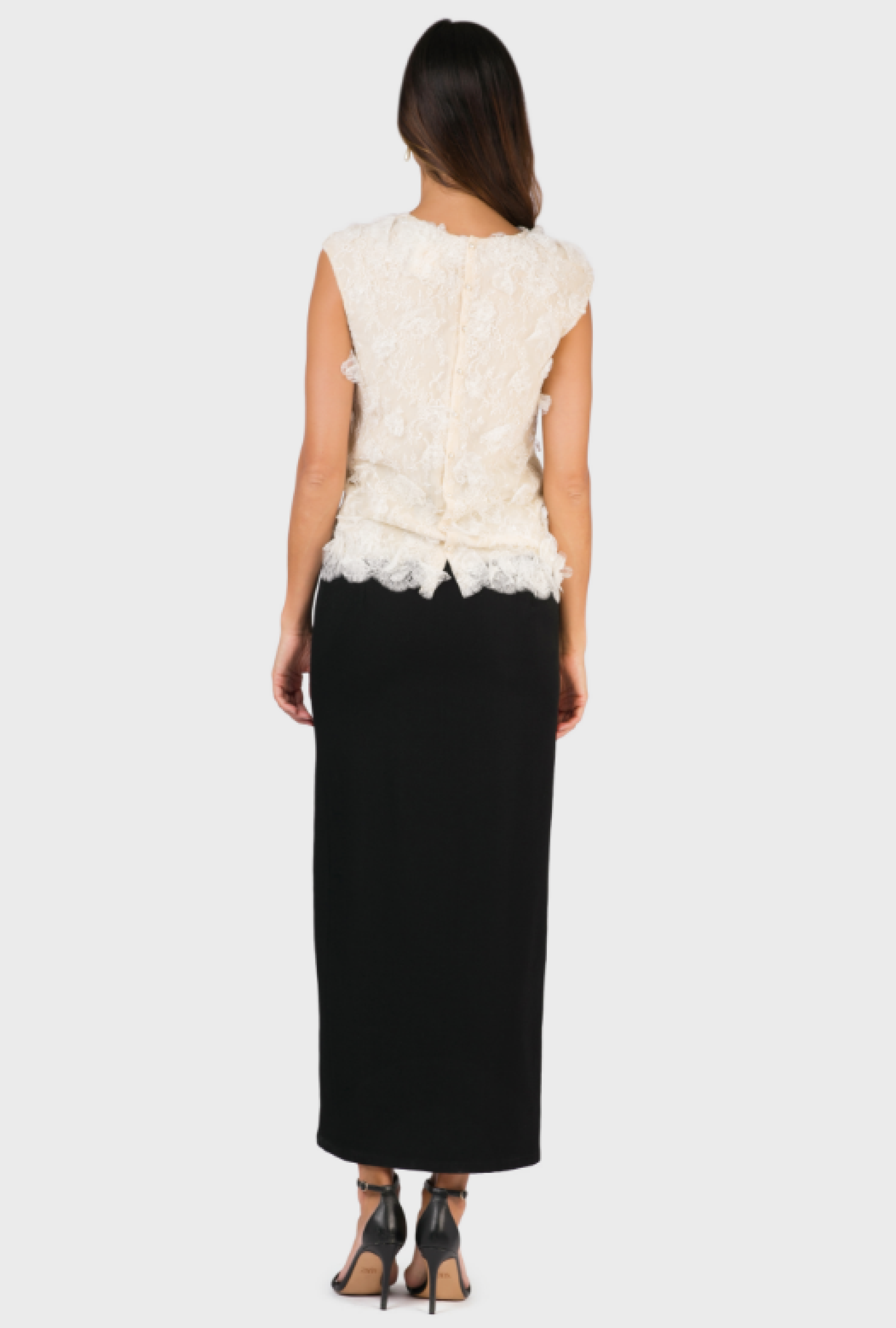 Top Chanel White SS2009 Par Karl Lagerfeld