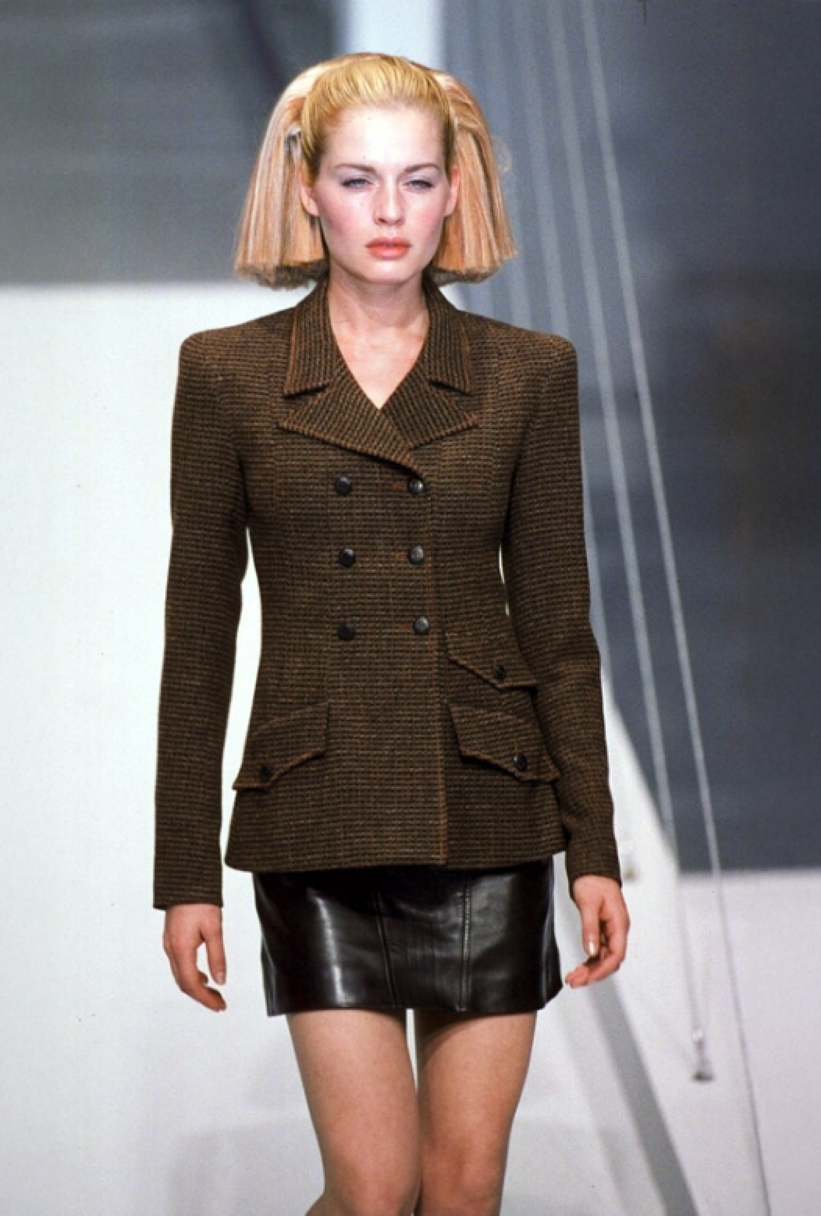 Veste Chanel Brown FW1997 Par Karl Lagerfeld