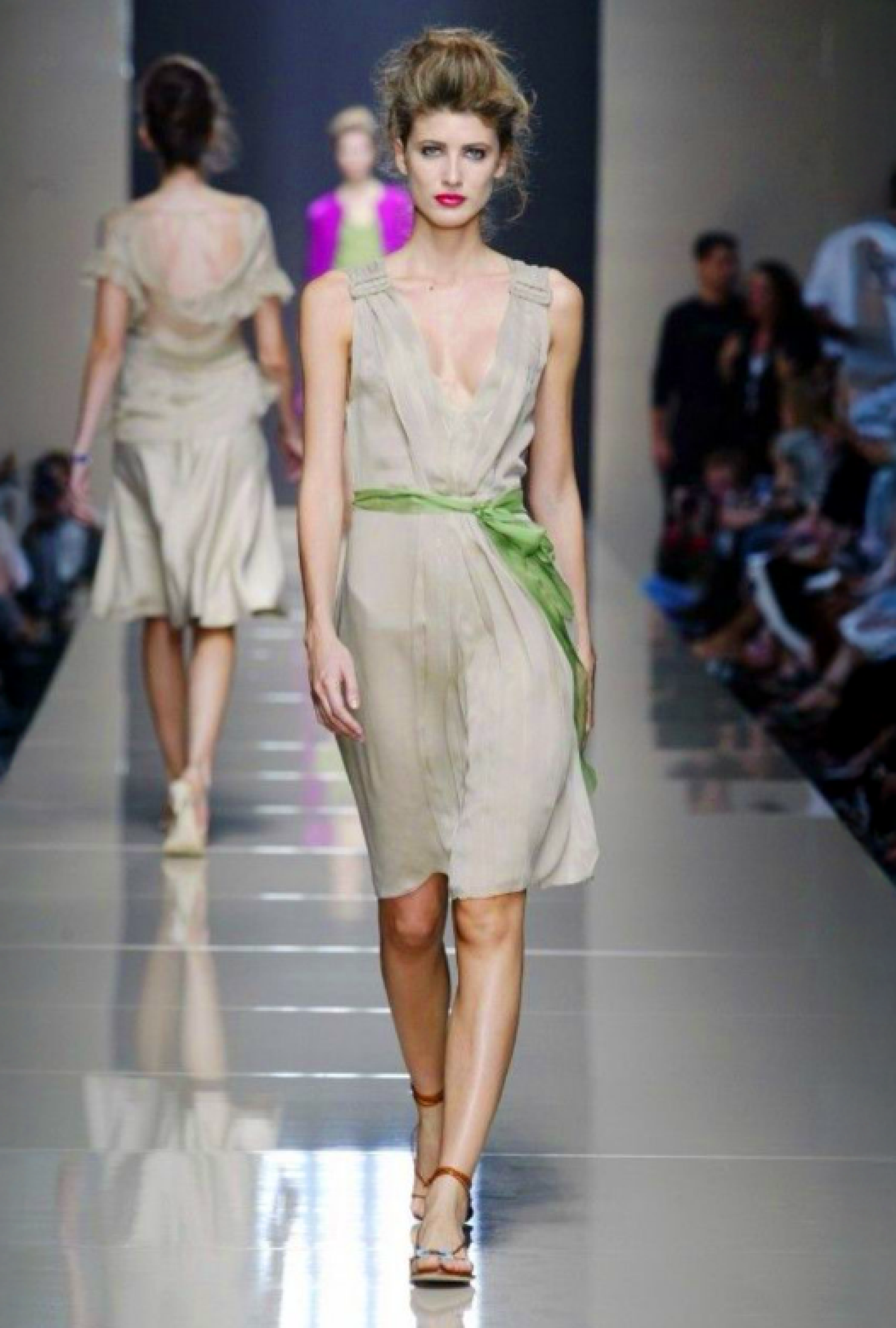 Robe Alberta Ferretti Éclat Doré SS2004