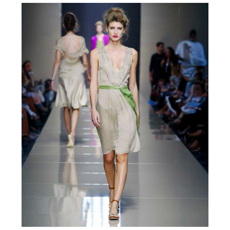 Robe Alberta Ferretti Éclat Doré SS2004