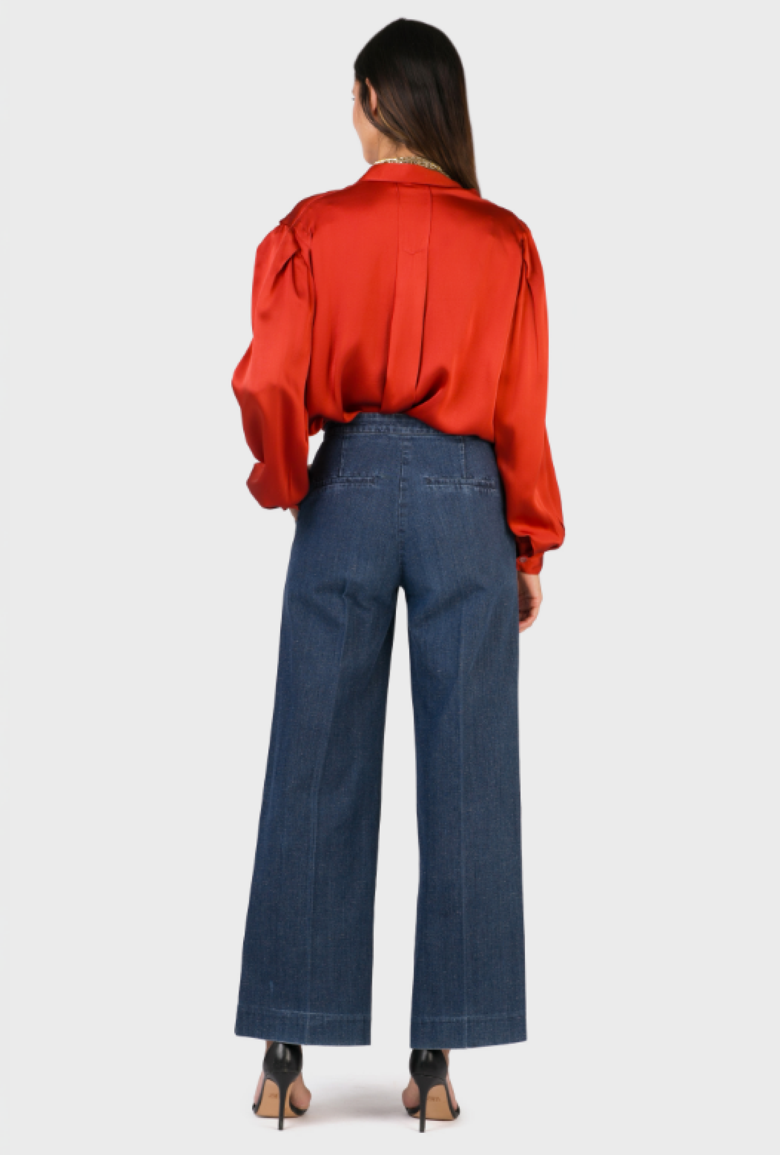 Chemise Chloe Rouge Soie