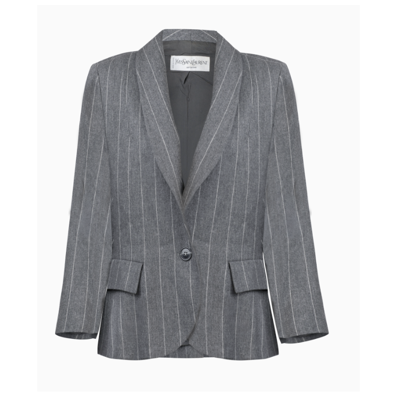 Veste Yves Saint Laurent Grey Patrimoine