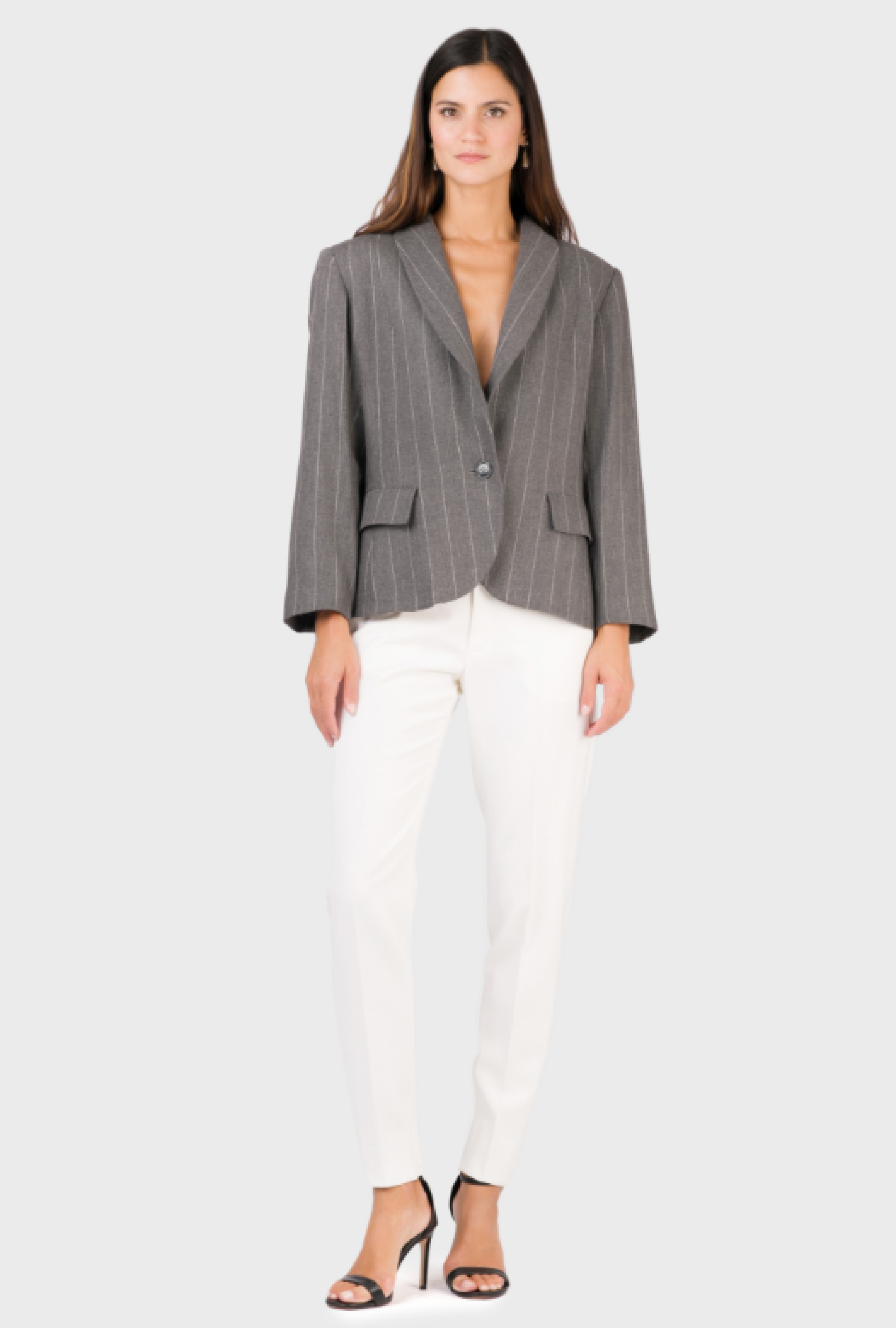 Veste Yves Saint Laurent Grey Patrimoine