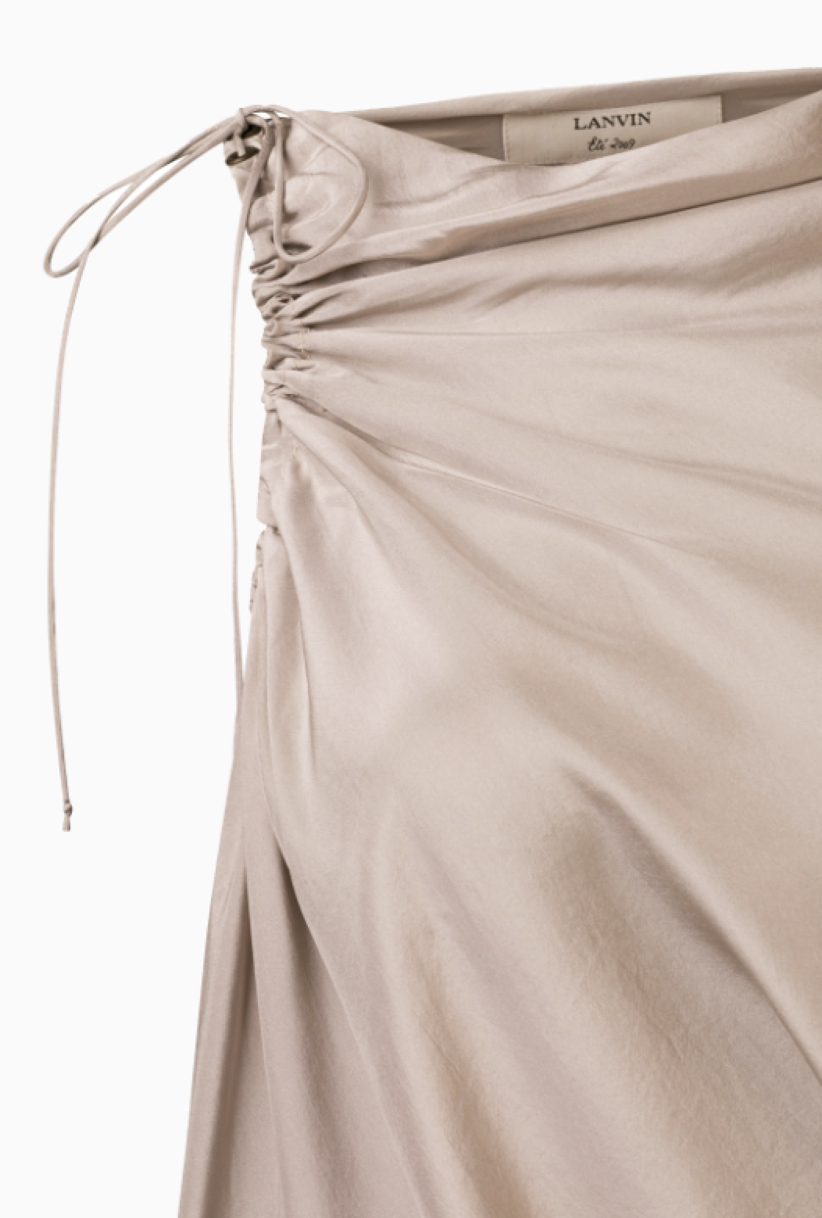 Top Lanvin Blanc Drapé SS2009