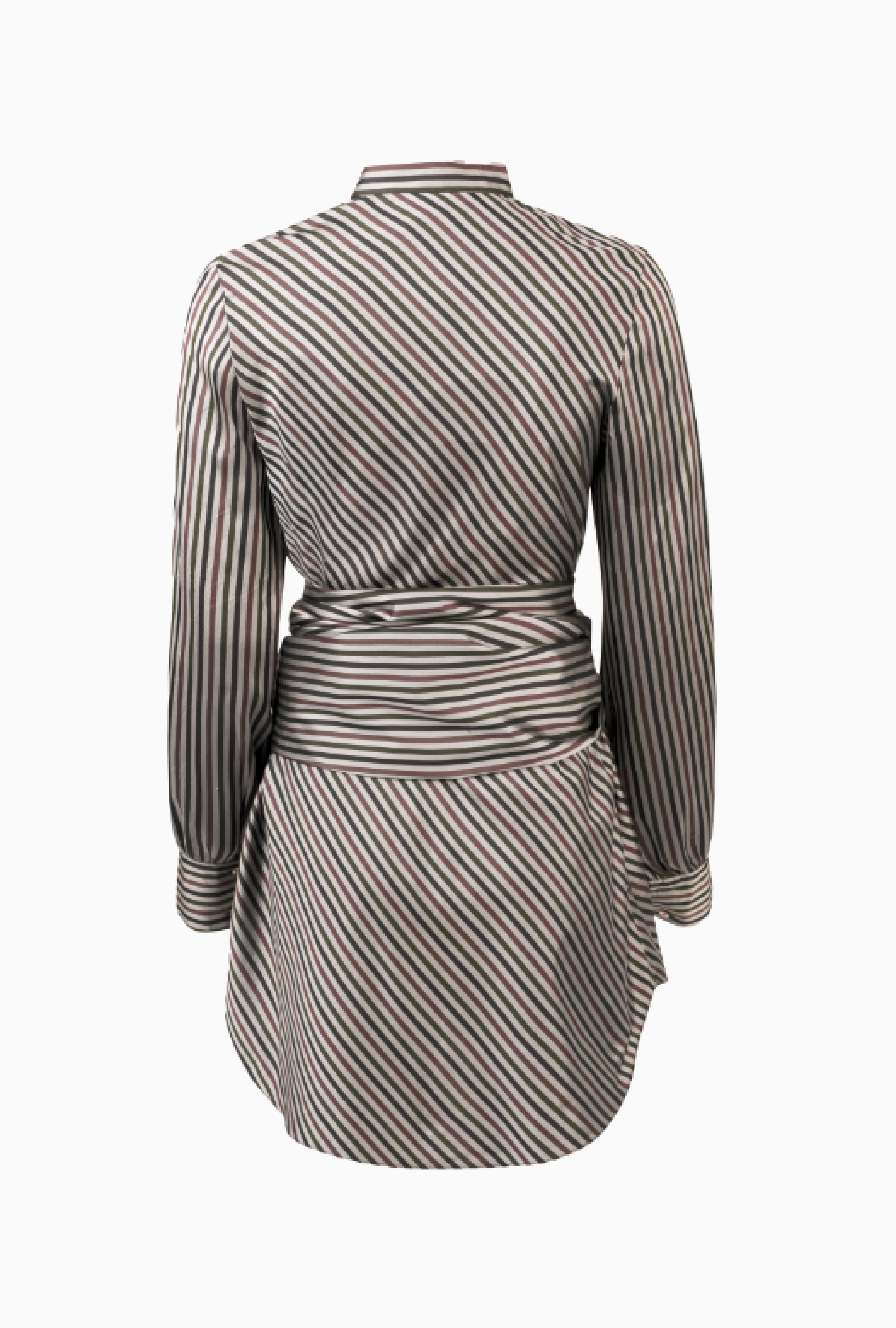 Chemise Chloe Stripes Fluid FW2002 By Phoebe Philo