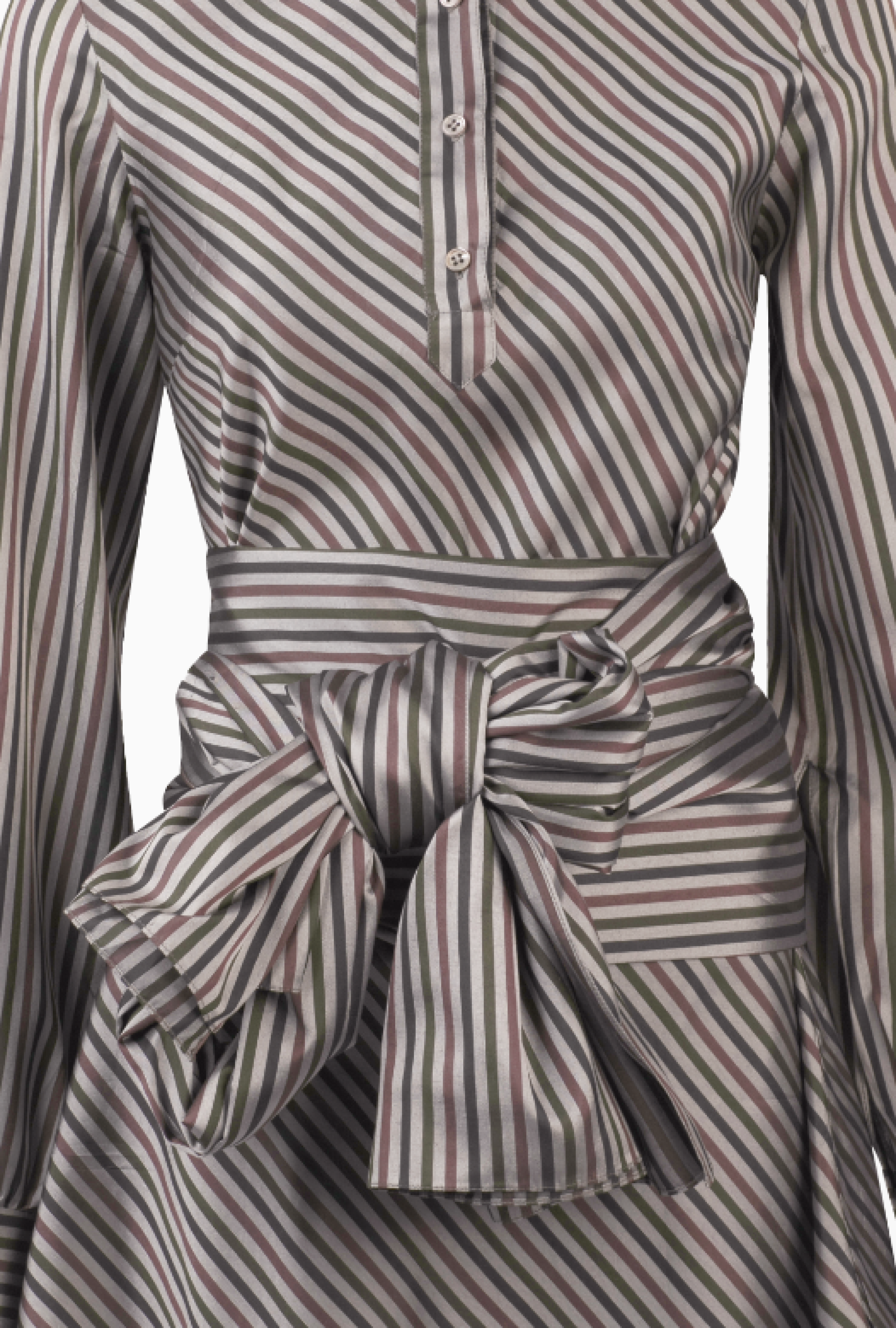 Chemise Chloe Stripes Fluid FW2002 By Phoebe Philo