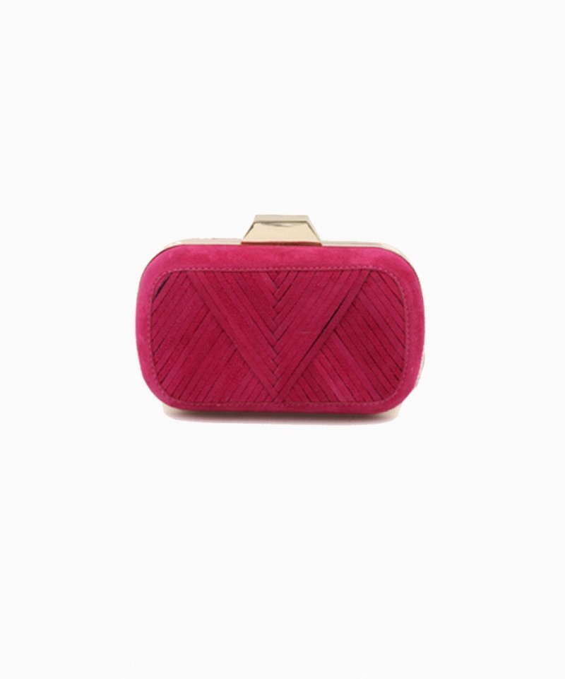 Minaudière Shell Fuschia