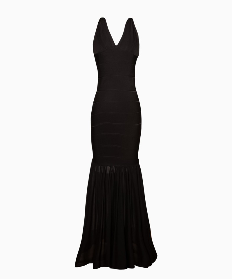Robe Herve Leger Bandage Longue