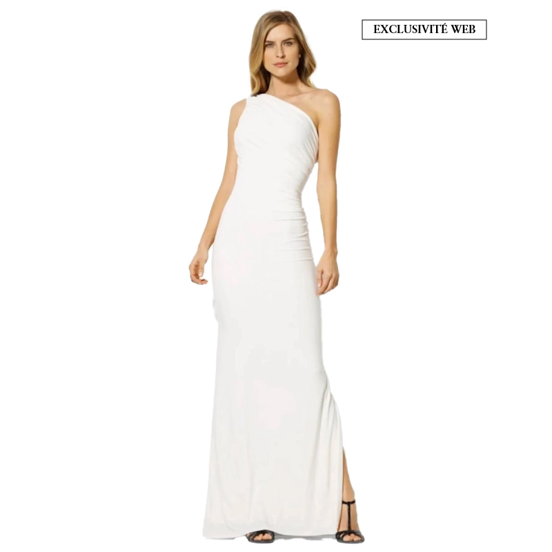 Robe Vera Wang One Shoulder-Exclusivité web