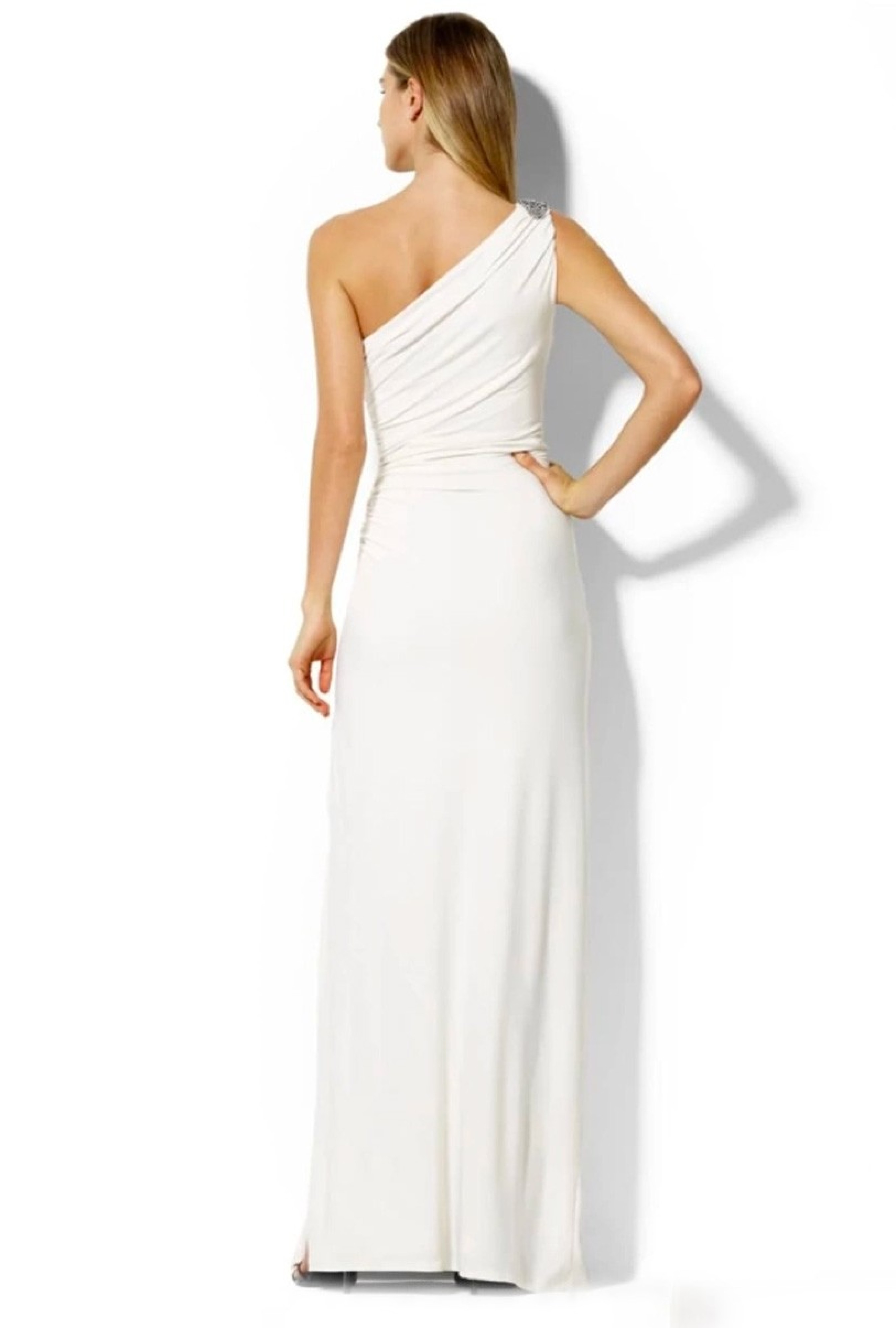Robe Vera Wang One Shoulder-Exclusivité web