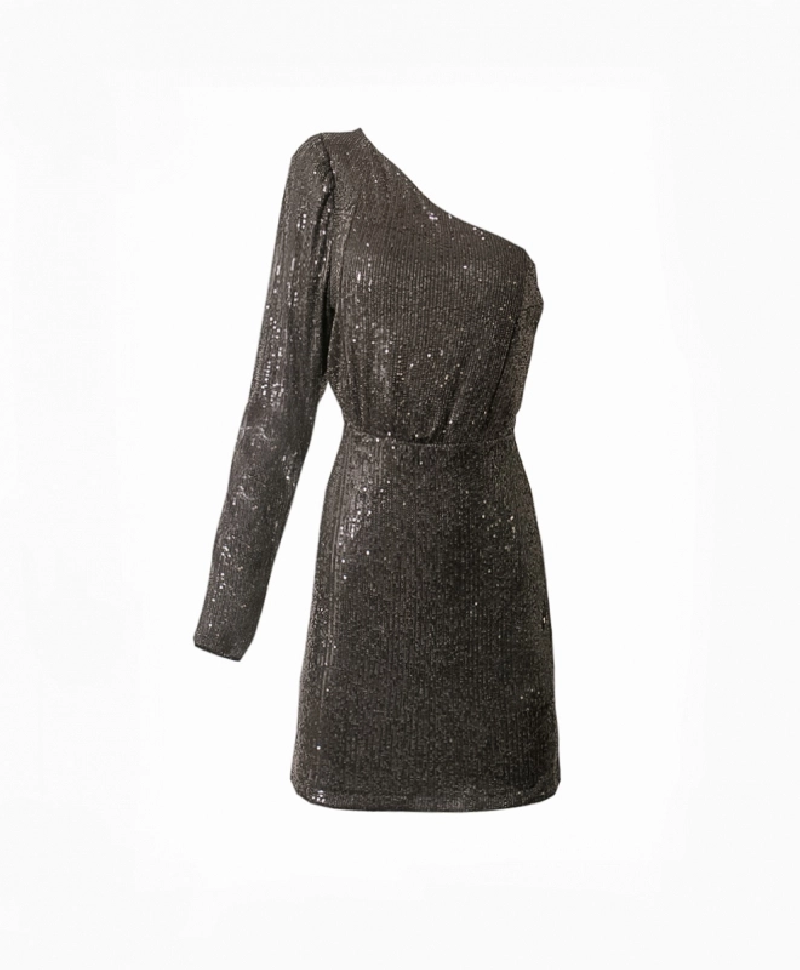 Robe Endless Rose One Shoulder Sequin