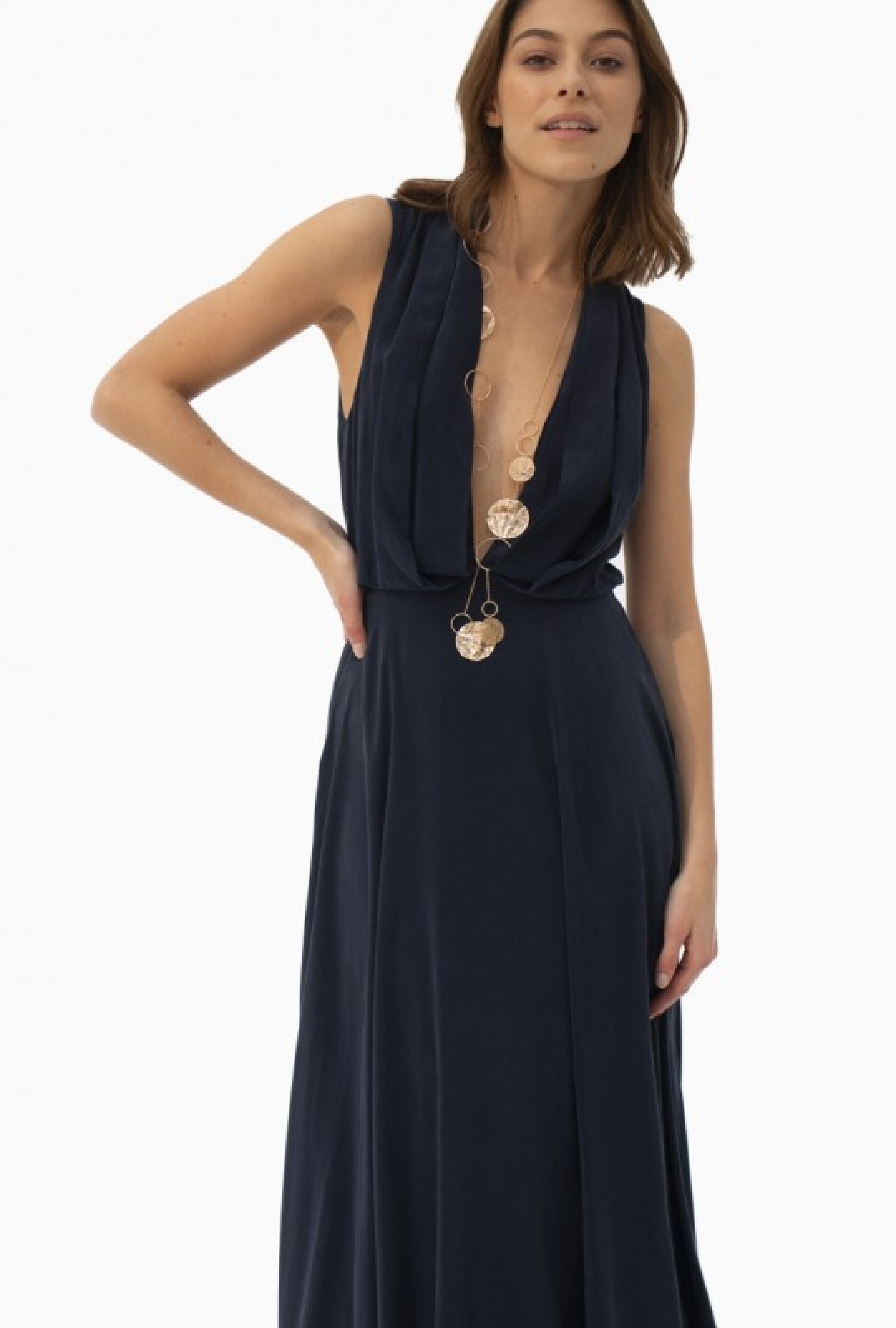 Robe Camilla and Marc Silk V Neck