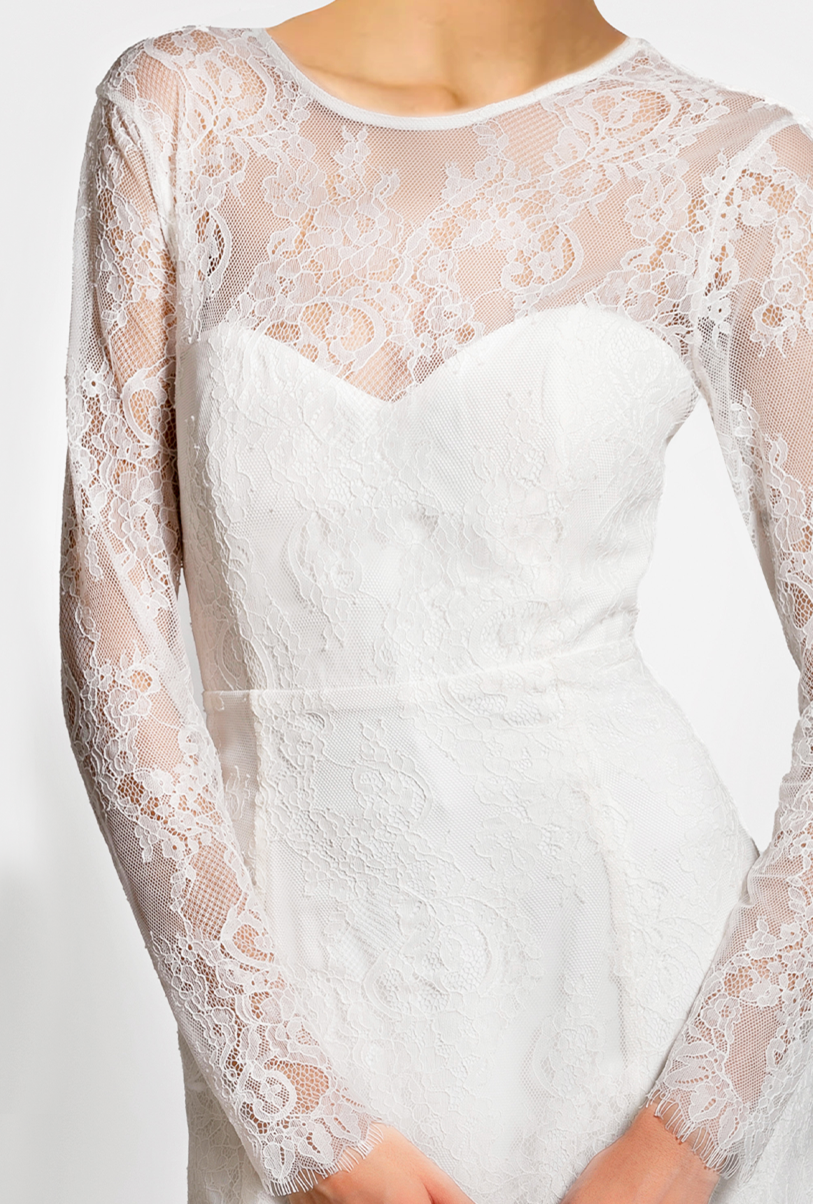 Robe Ivy & Oak De Cocktail Blanche- Exclusivité web