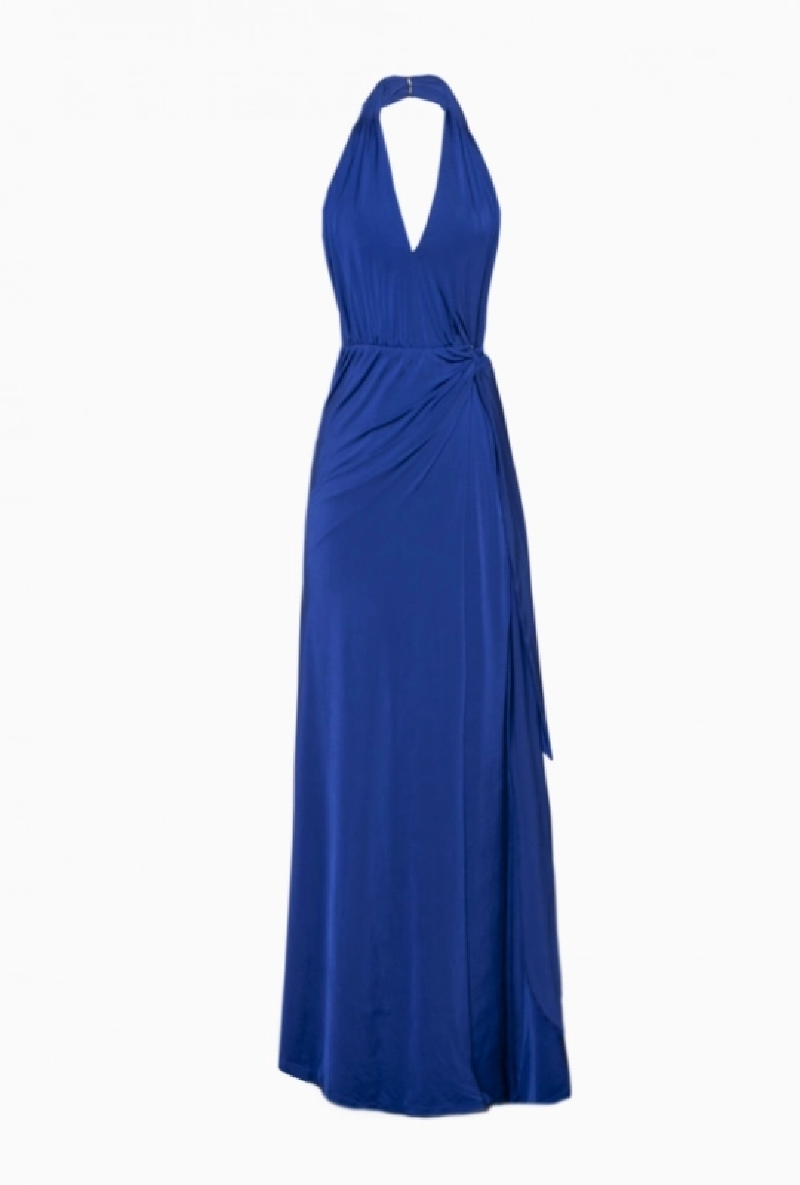 Robe Halston Heritage Backless Bleu-Exclusivité web