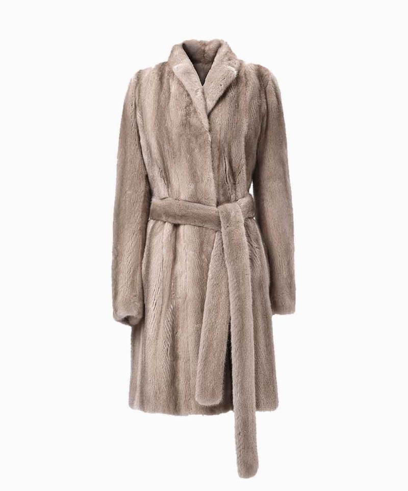 Manteau Utzon Fourrure Beige