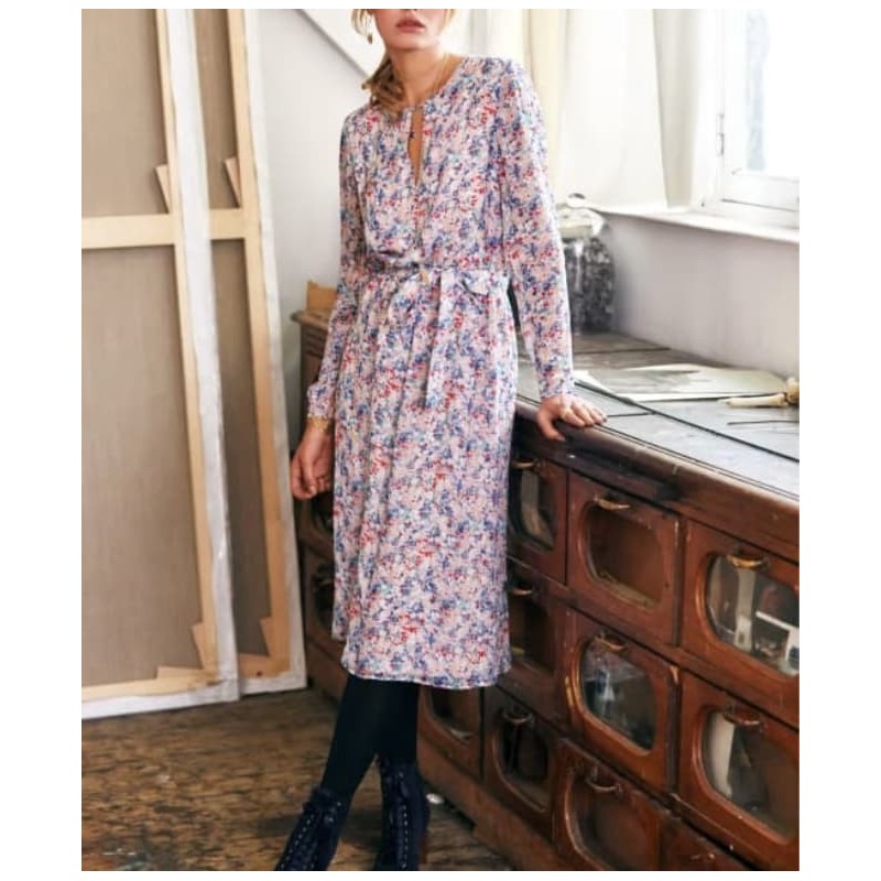 Robe Sezane Victoire Fleurs-Exclusivité web