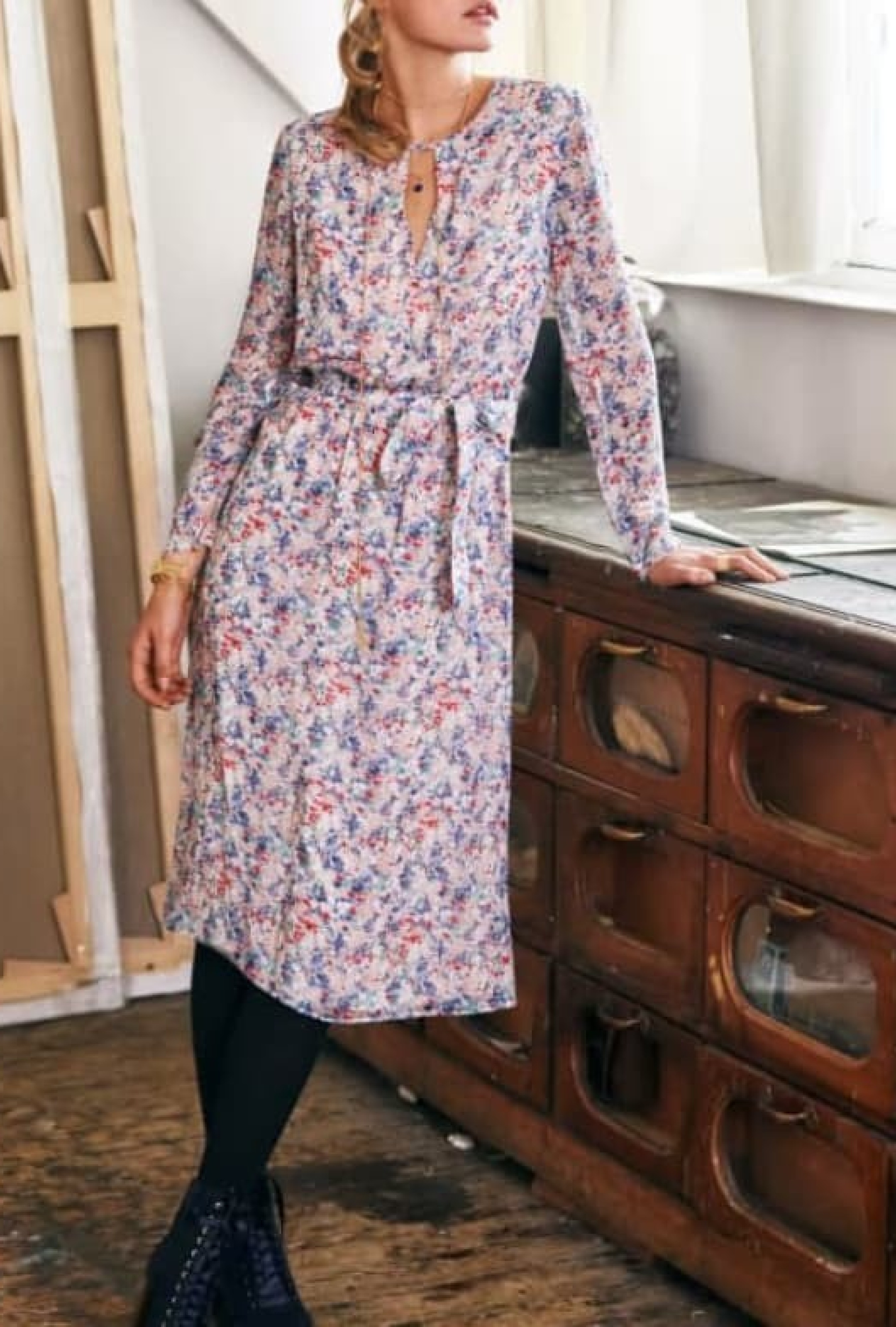 Robe Sezane Victoire Fleurs-Exclusivité web