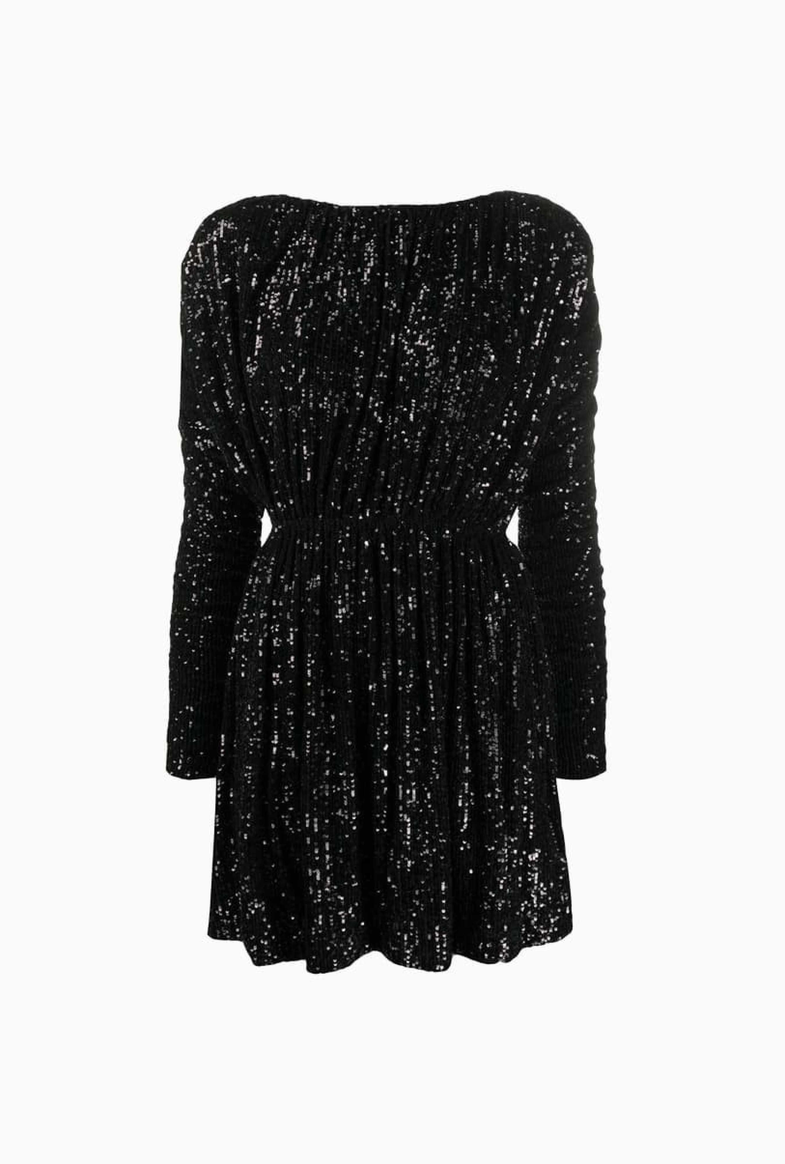 Robe Yves Saint Laurent Noire Pailletée