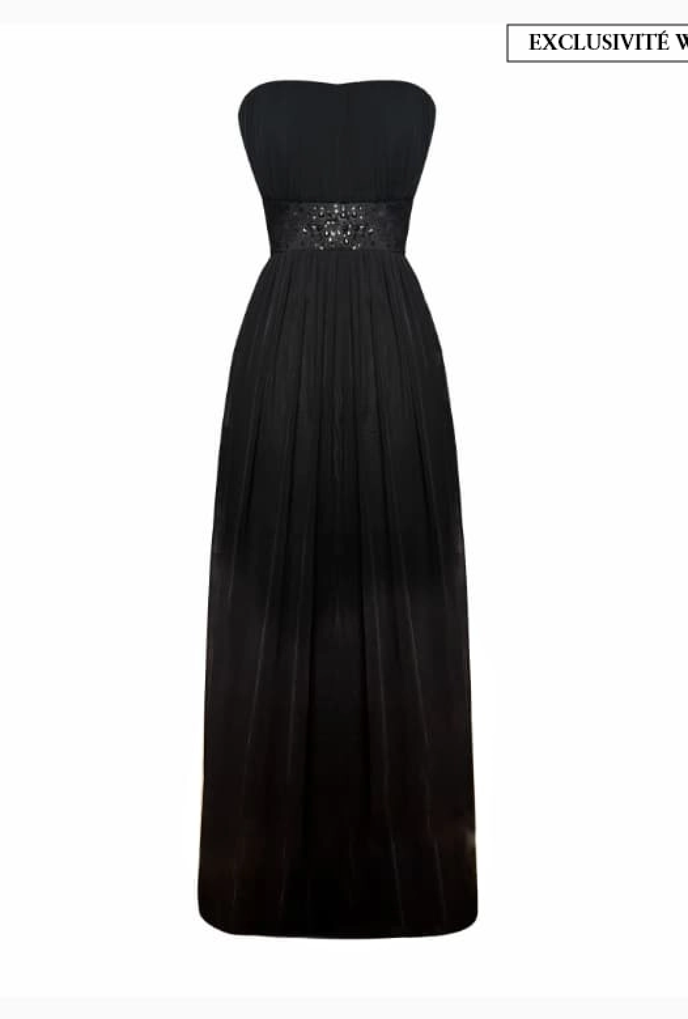 Robe Black Draped