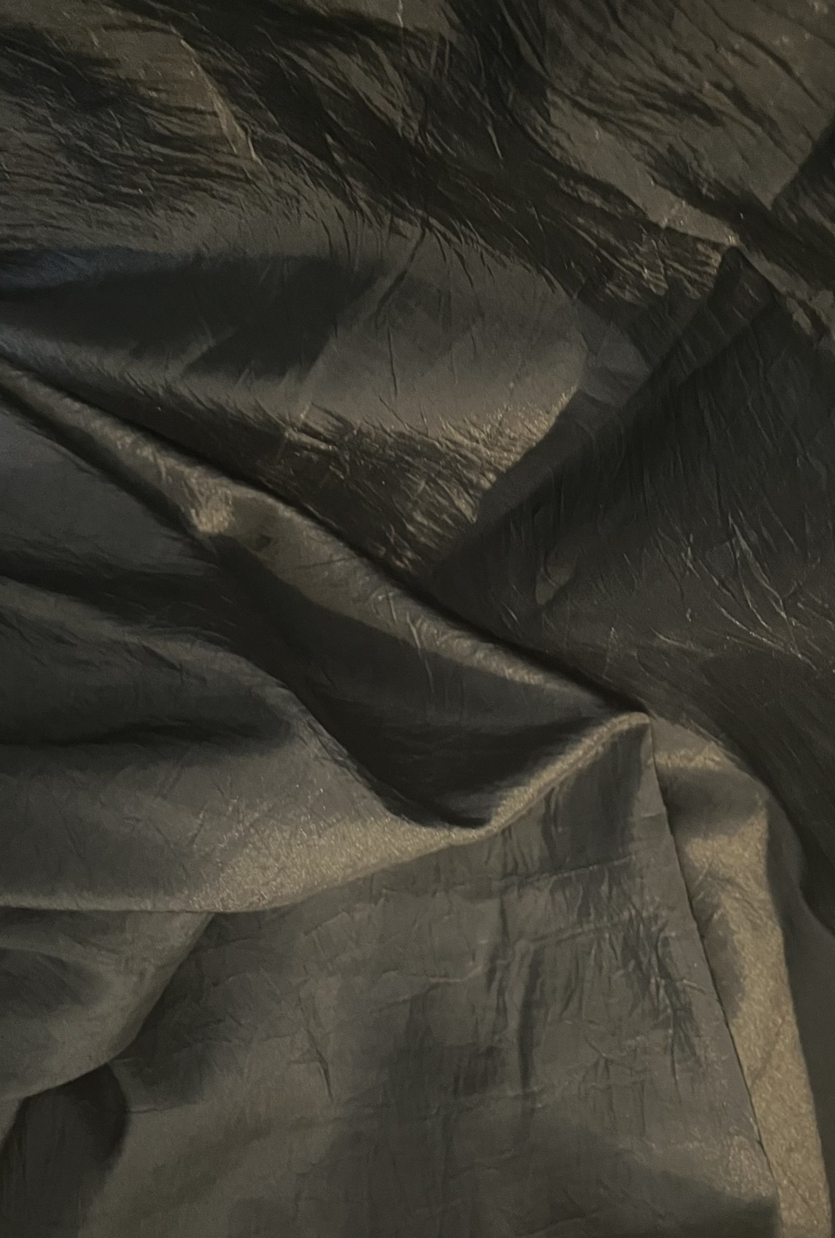 Étole My Couture Corner Noire Effet Froissée