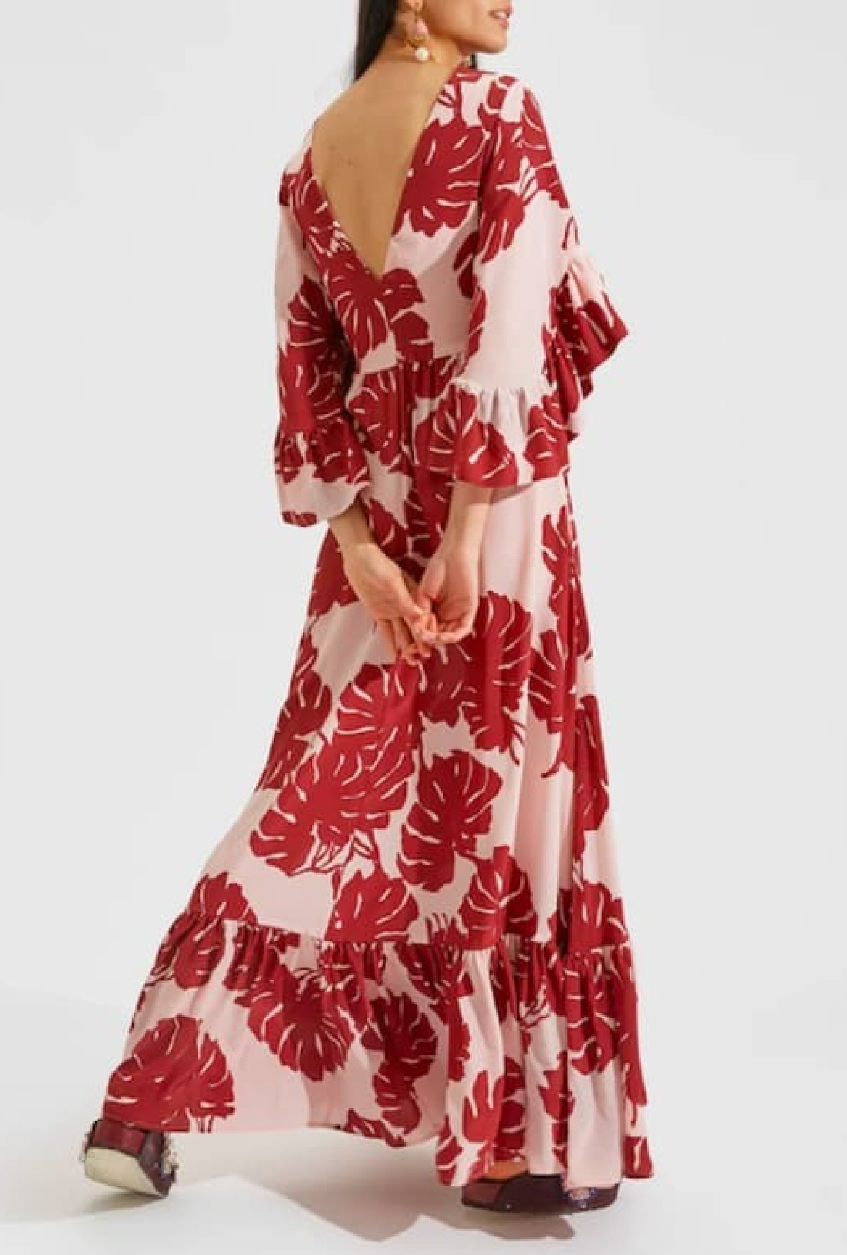 Robe La DoubleJ Monstera Rosa