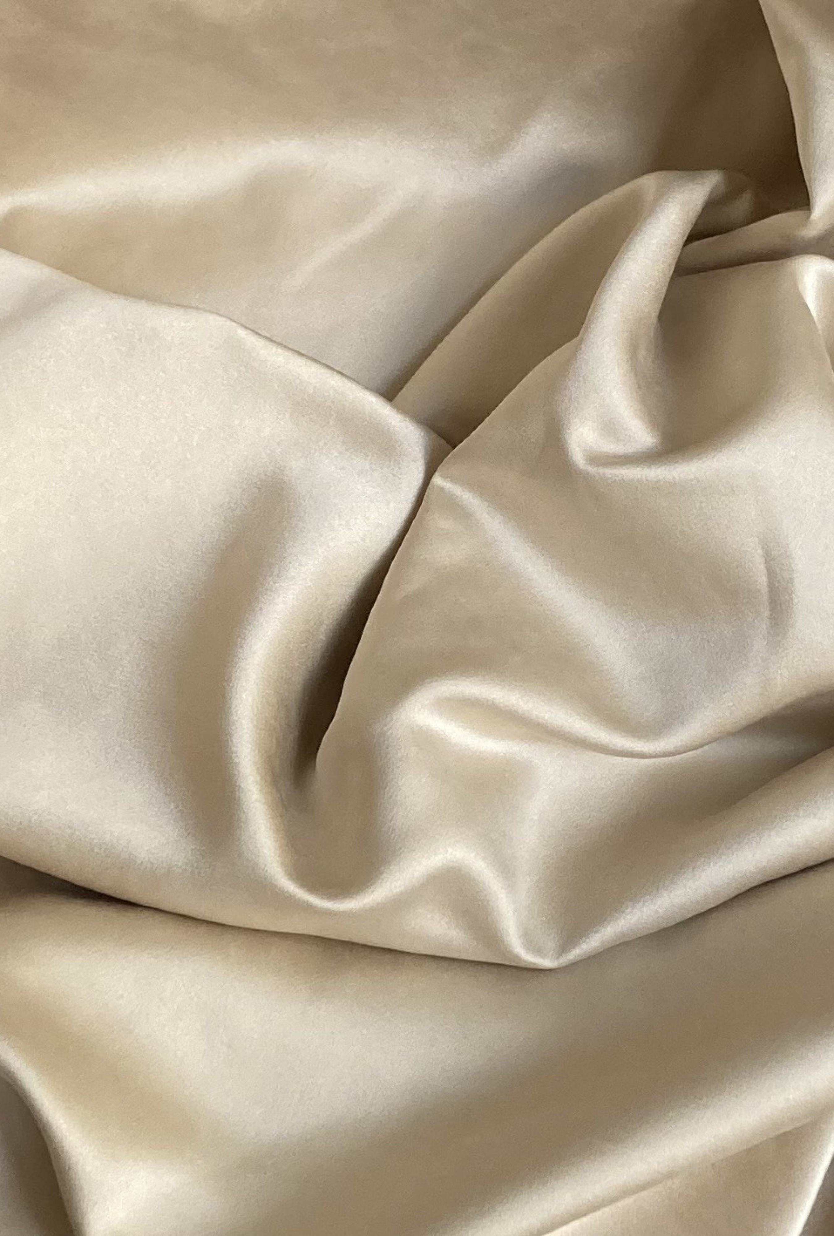 Étole beige satin