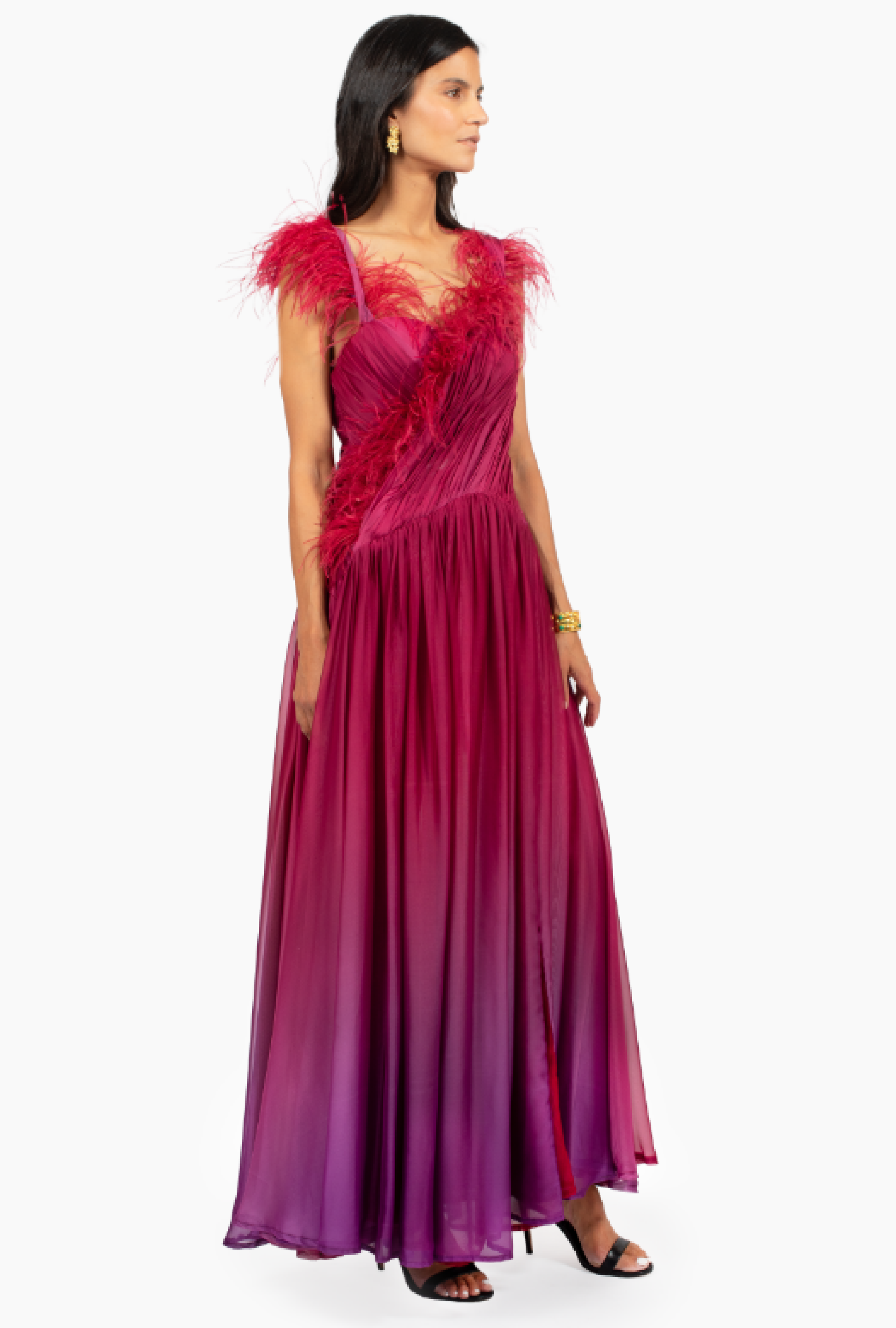 Robe Oksana Mukha Plume