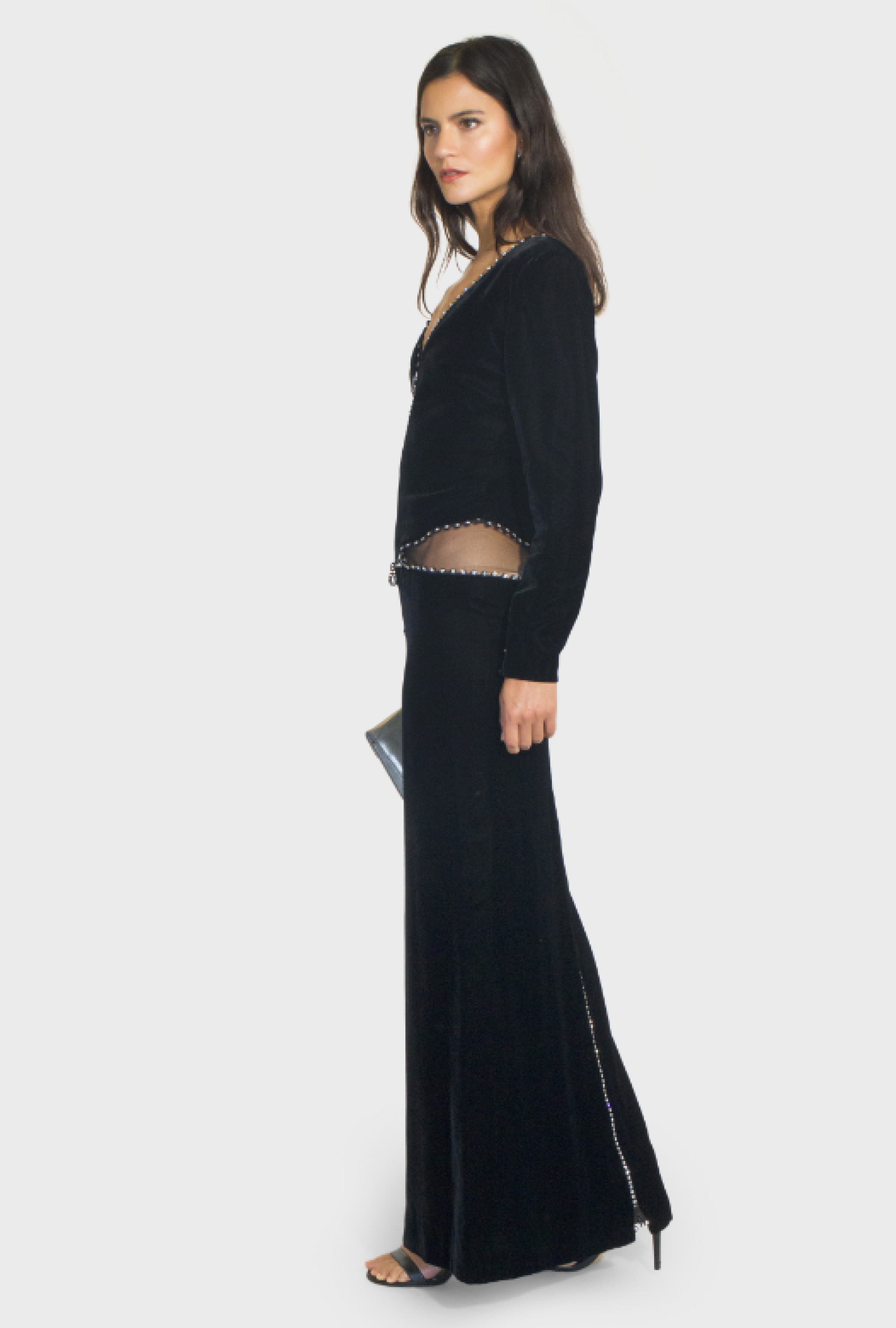 Robe Azzaro Waist Slot