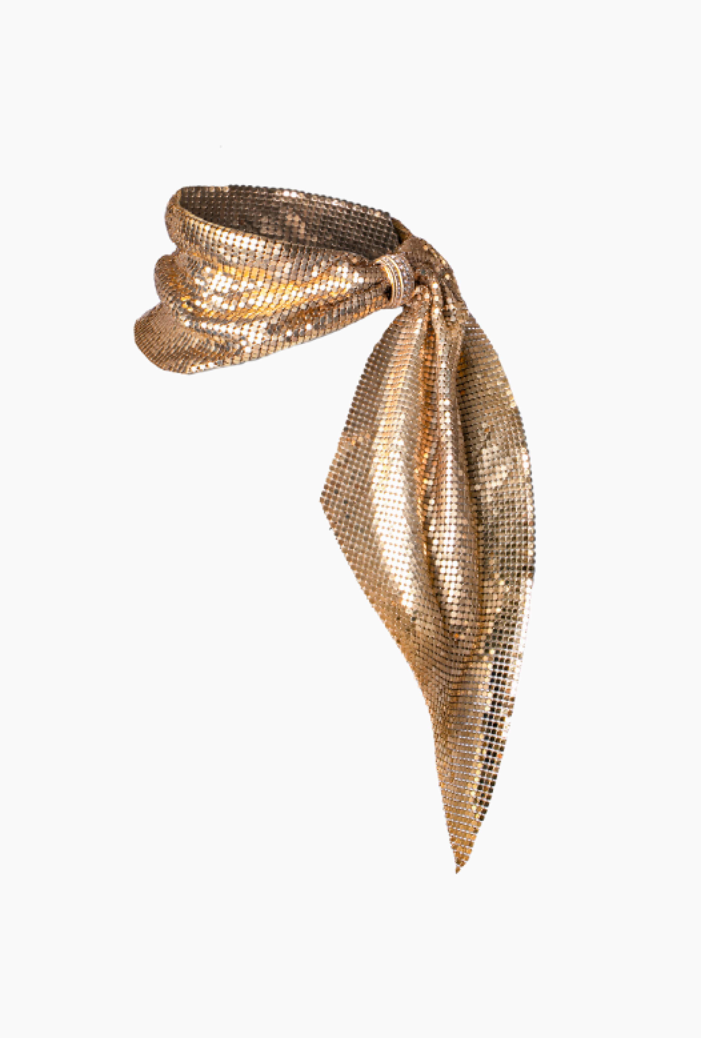 Collier Azzaro Foulard Doré